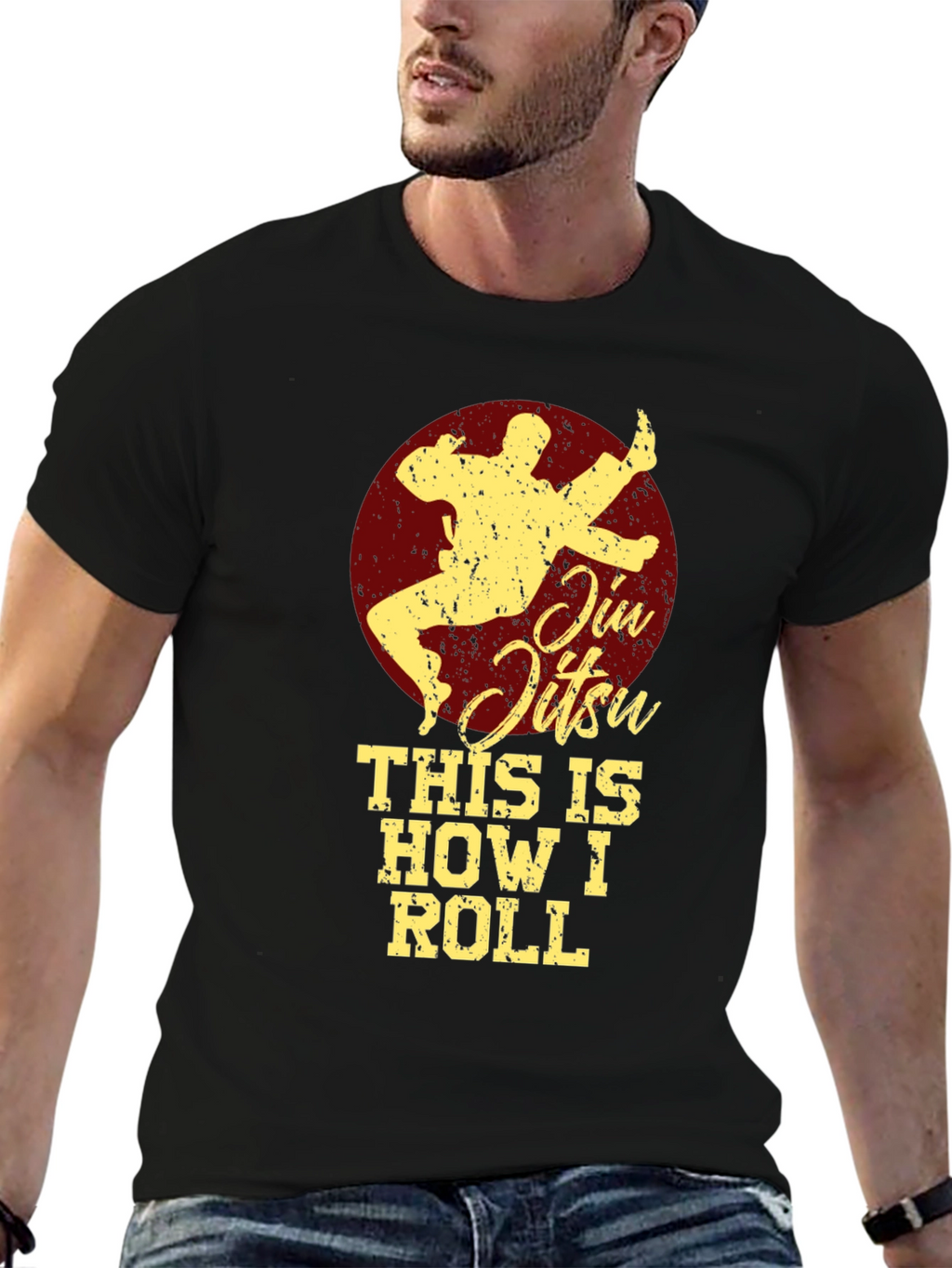 Jiu Jitsu This Is How I Roll Graphic Tee
