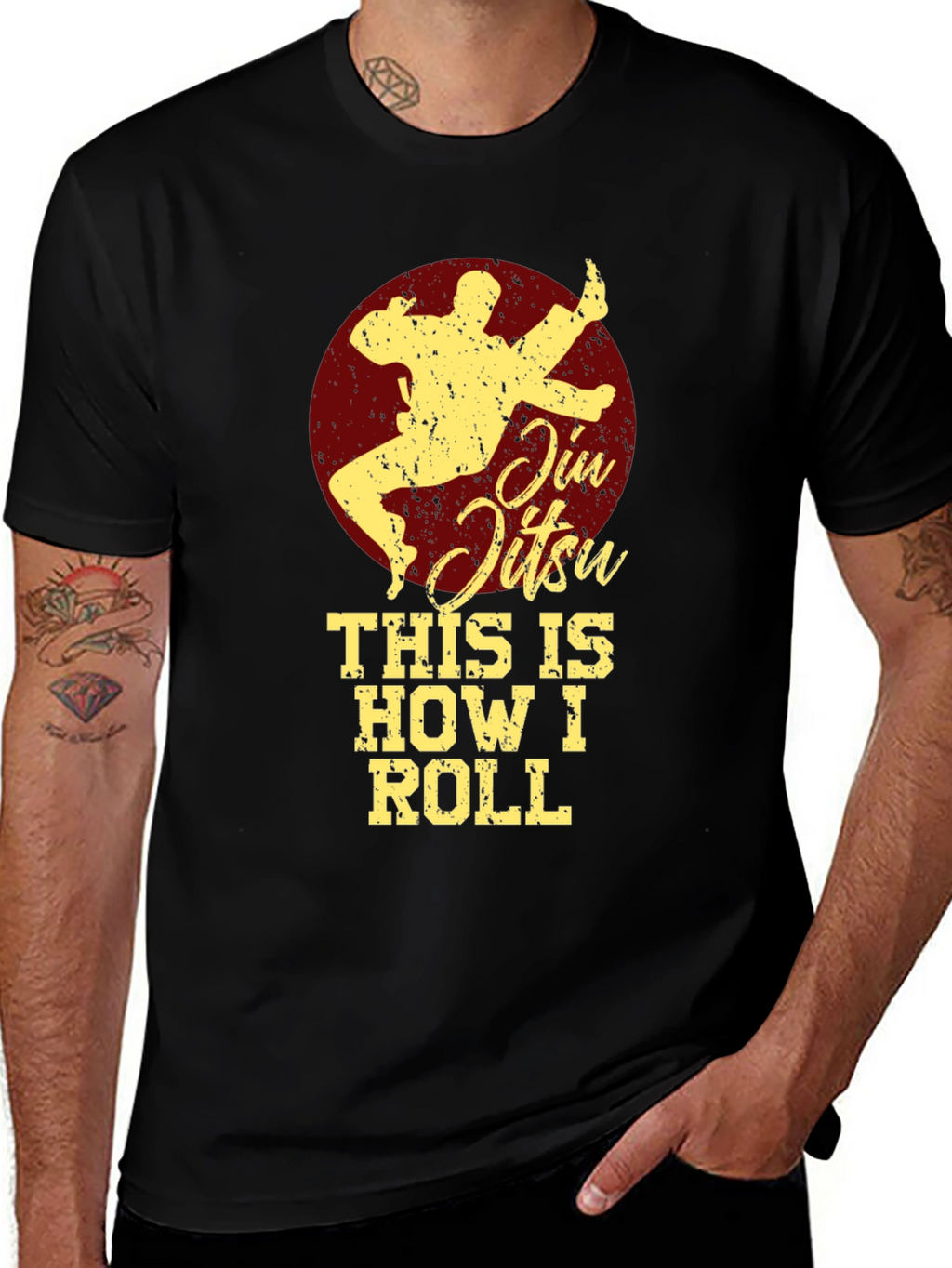 Jiu Jitsu This Is How I Roll Graphic Tee