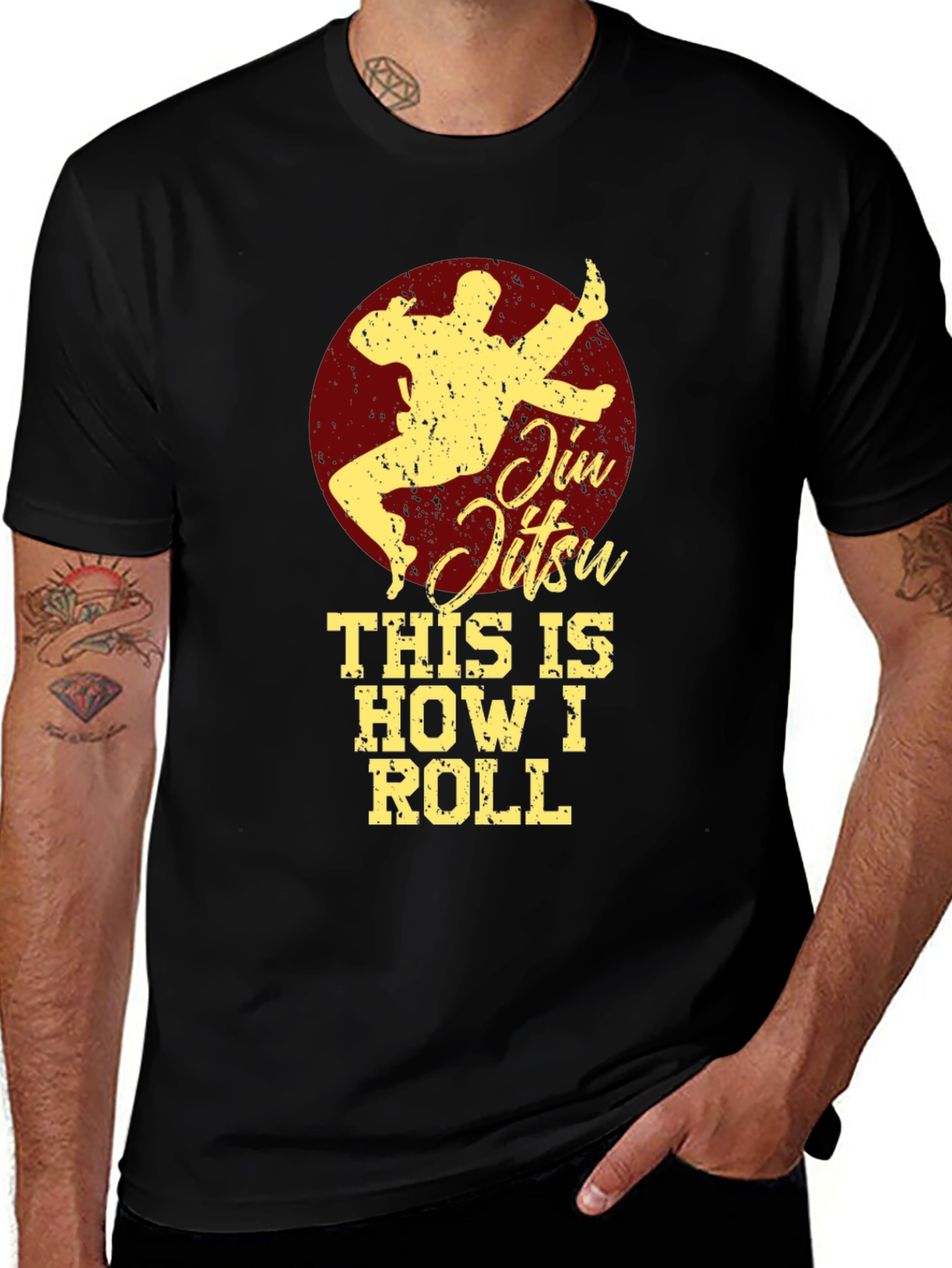Jiu Jitsu This Is How I Roll Graphic Tee
