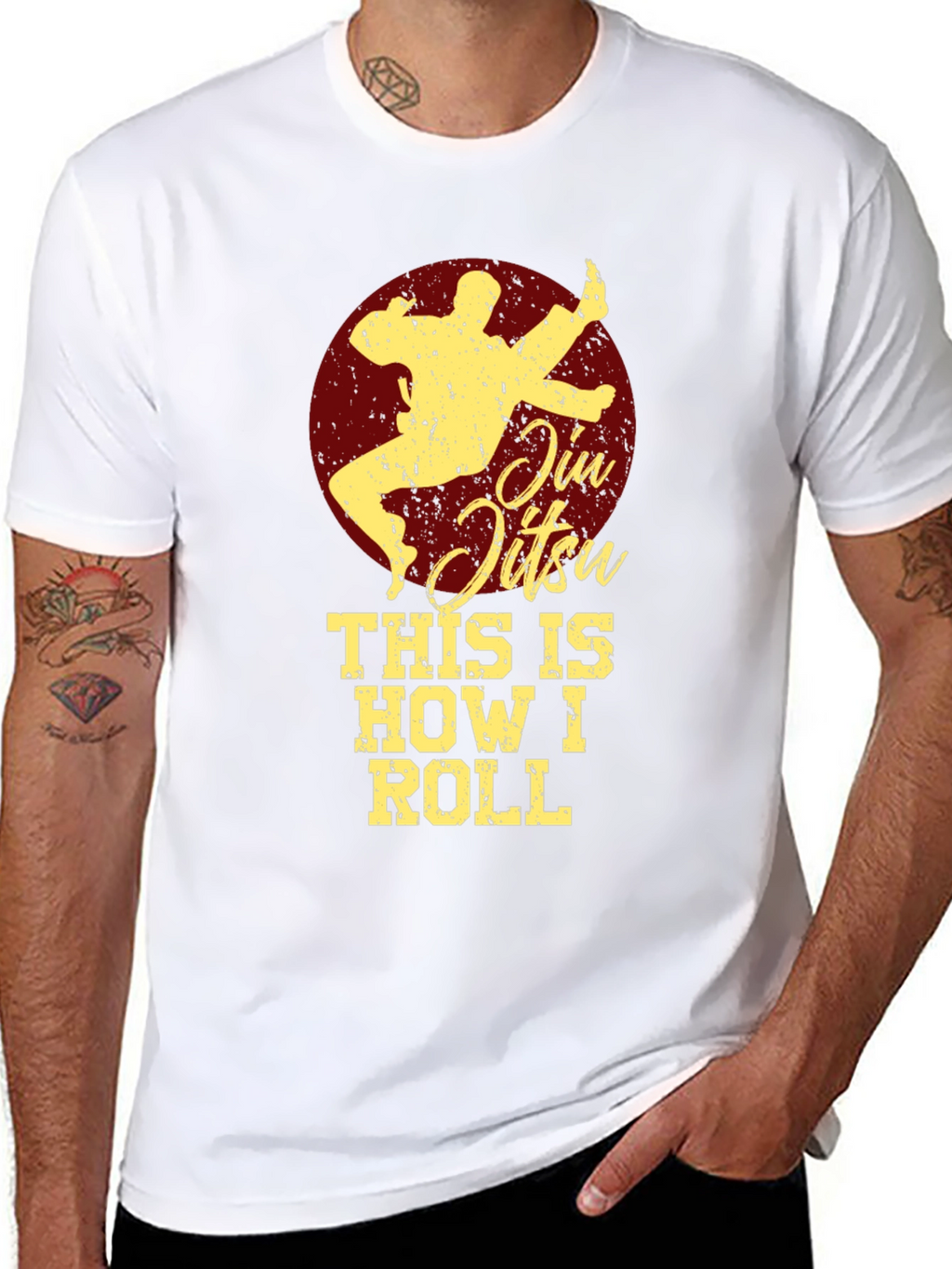 Jiu Jitsu This Is How I Roll Graphic Tee