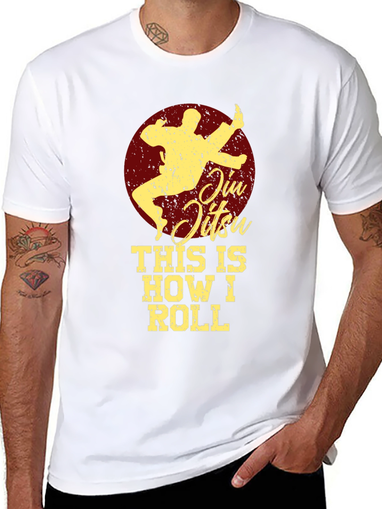 Jiu Jitsu This Is How I Roll Graphic Tee