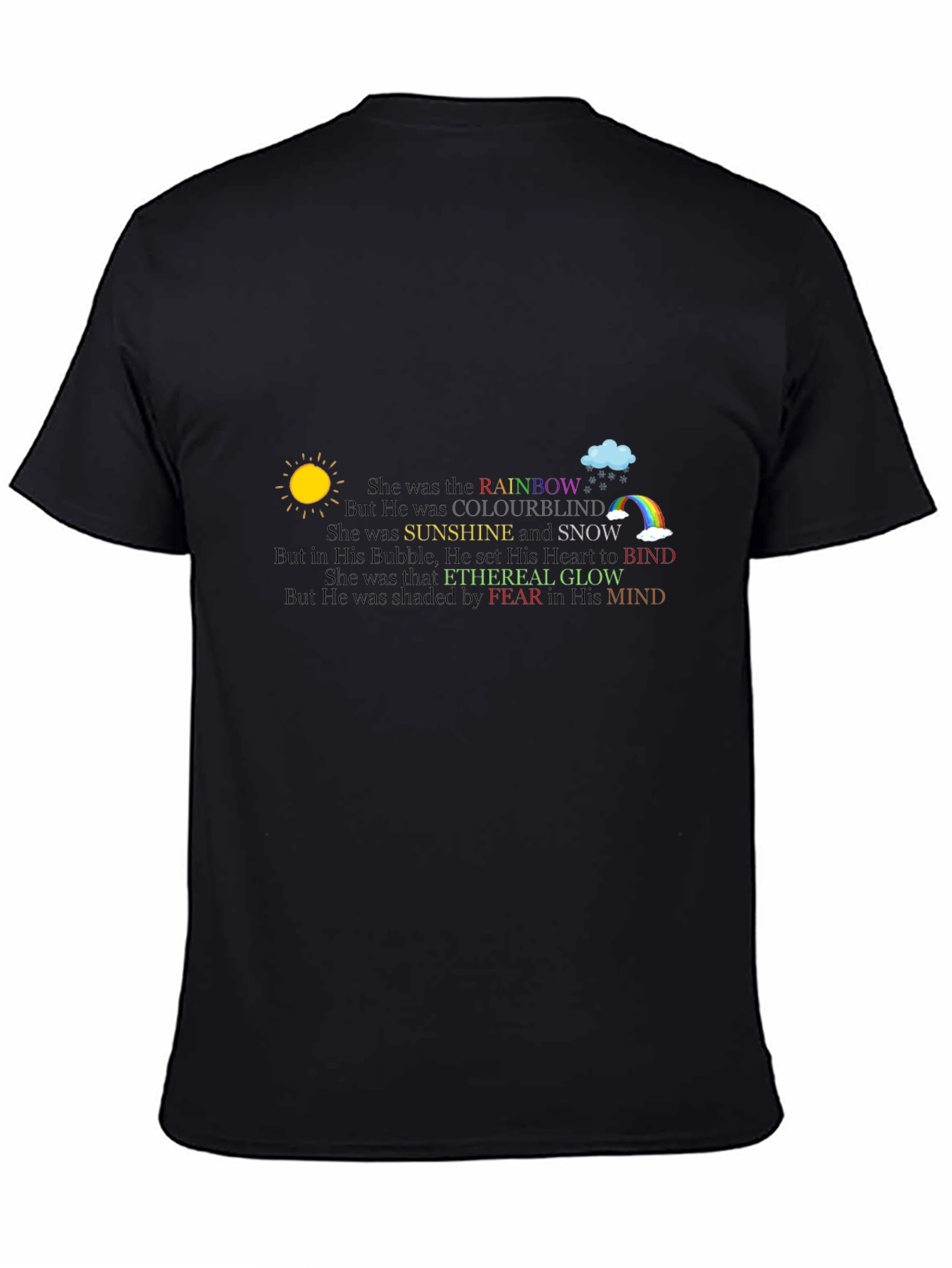 Rainbow Colourblind Graphic T-Shirt