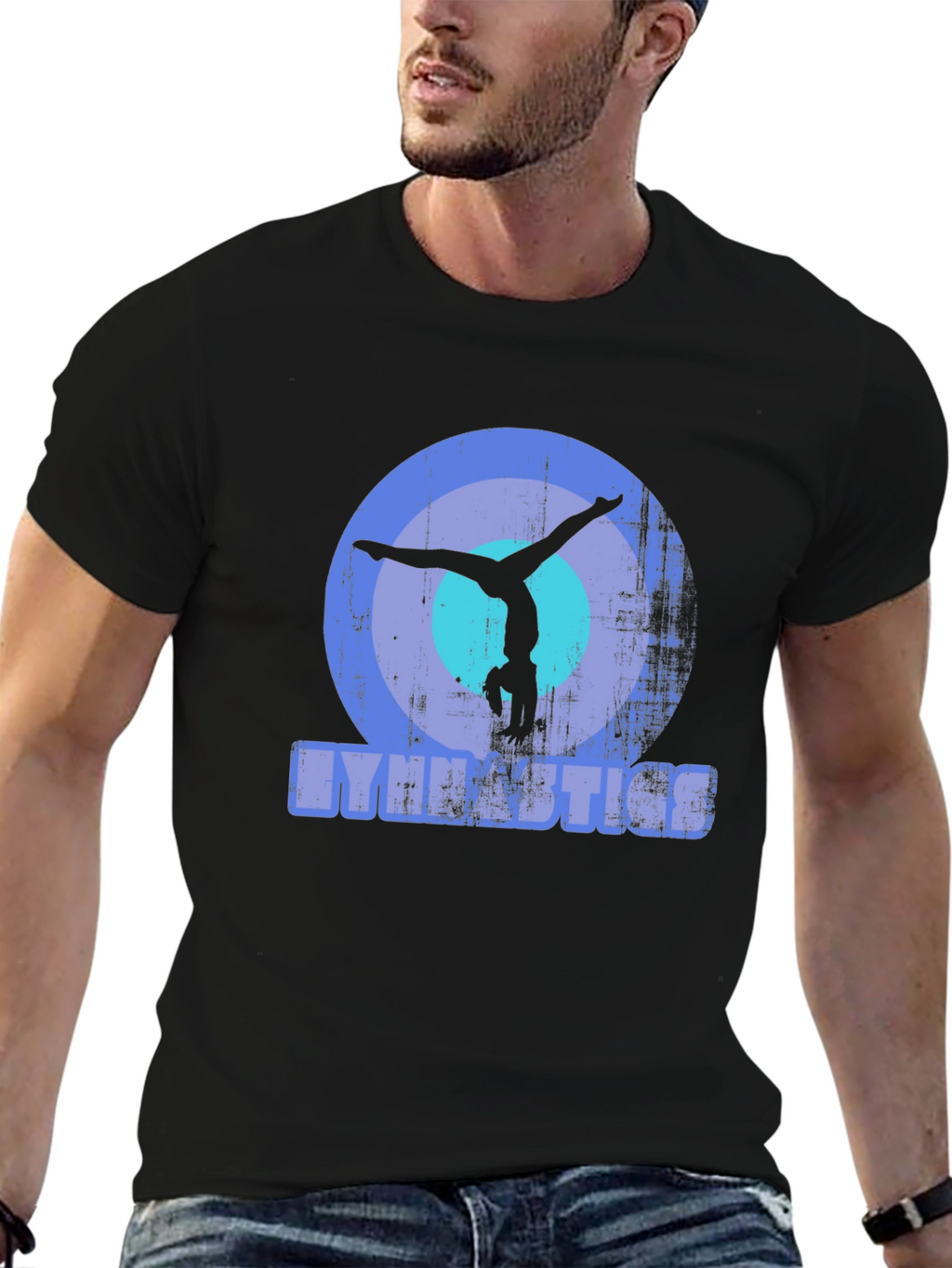 Gymnastics Handstand T-Shirt - Athletic Design