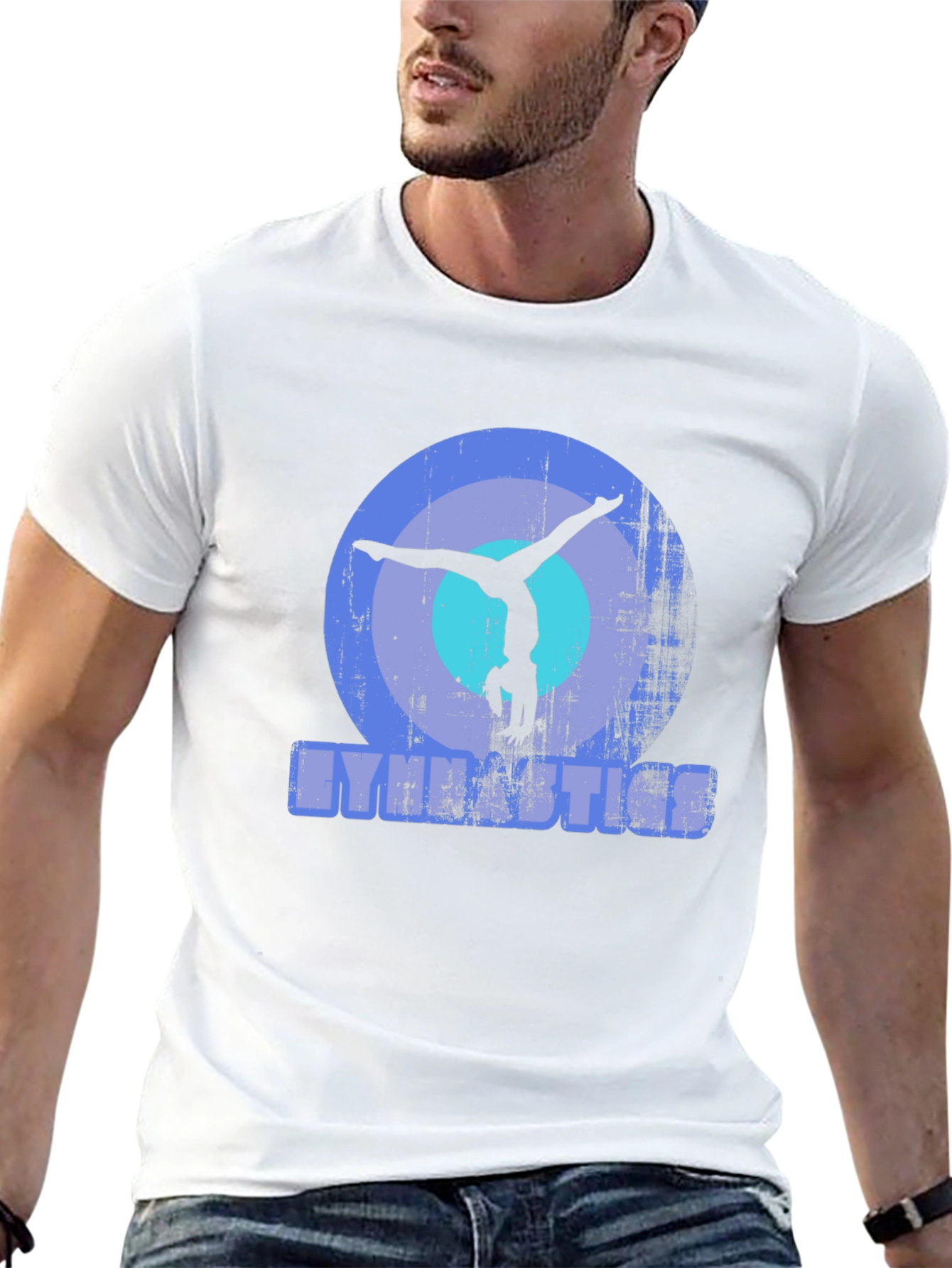 Gymnastics Handstand T-Shirt - Athletic Design