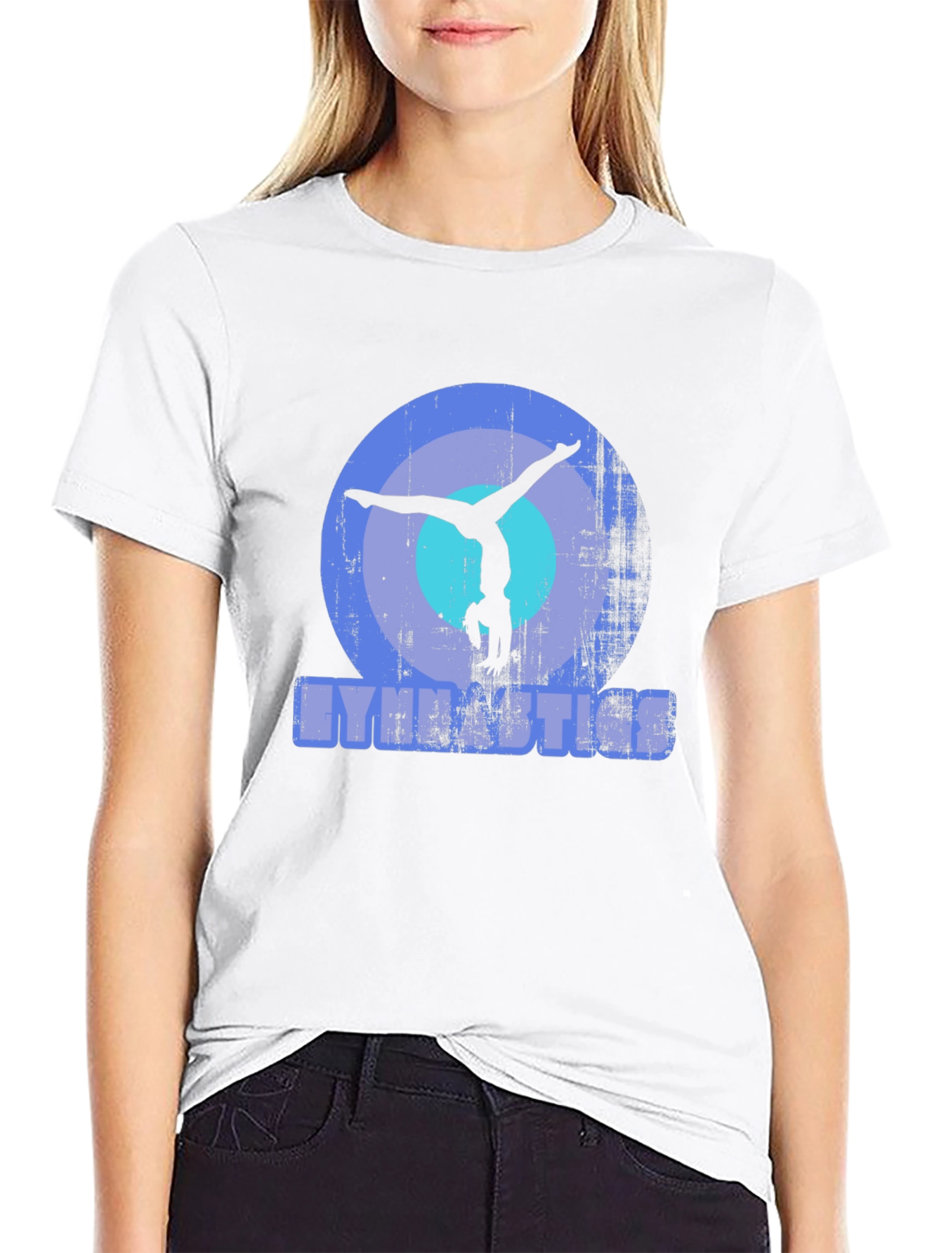 Gymnastics Handstand T-Shirt - Athletic Design