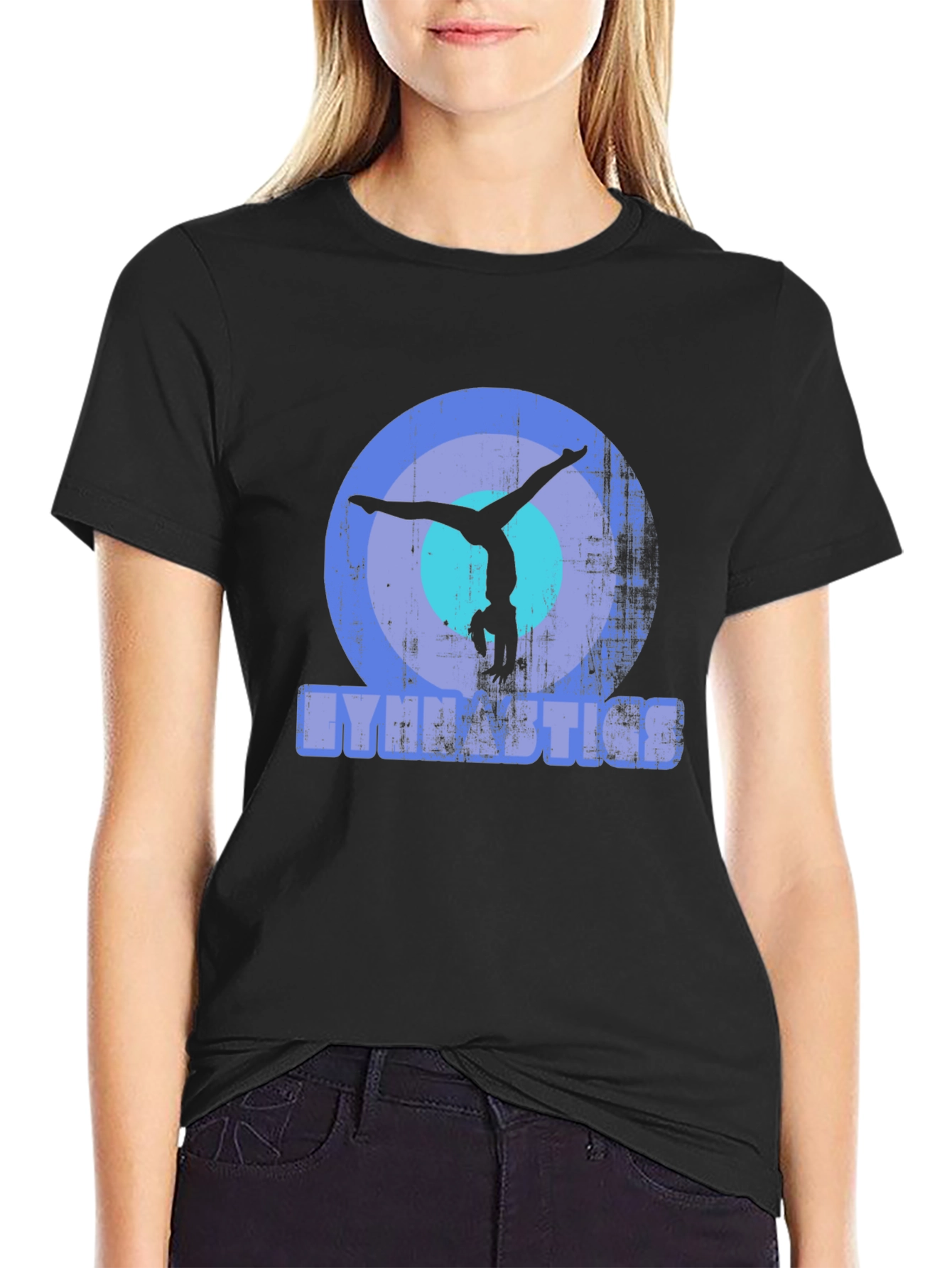 Gymnastics Handstand T-Shirt - Athletic Design