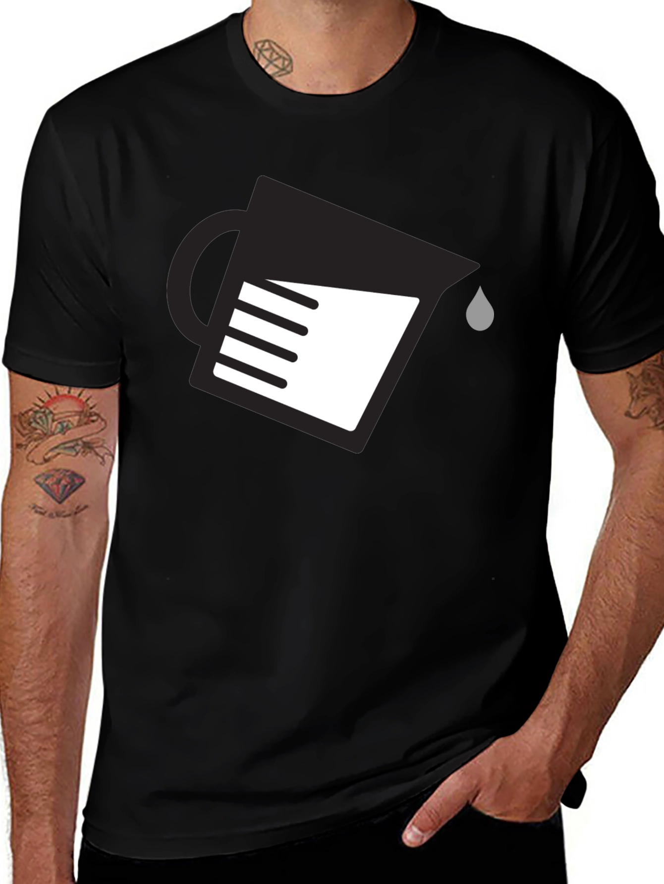 Minimalist Pour Over Coffee T-Shirt
