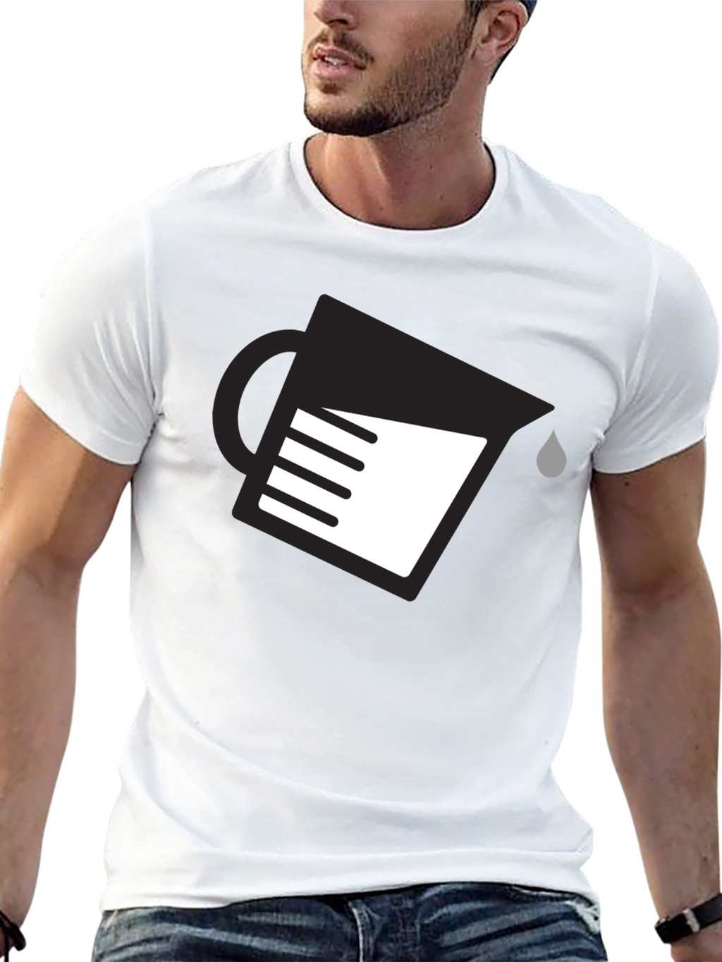 Minimalist Pour Over Coffee T-Shirt