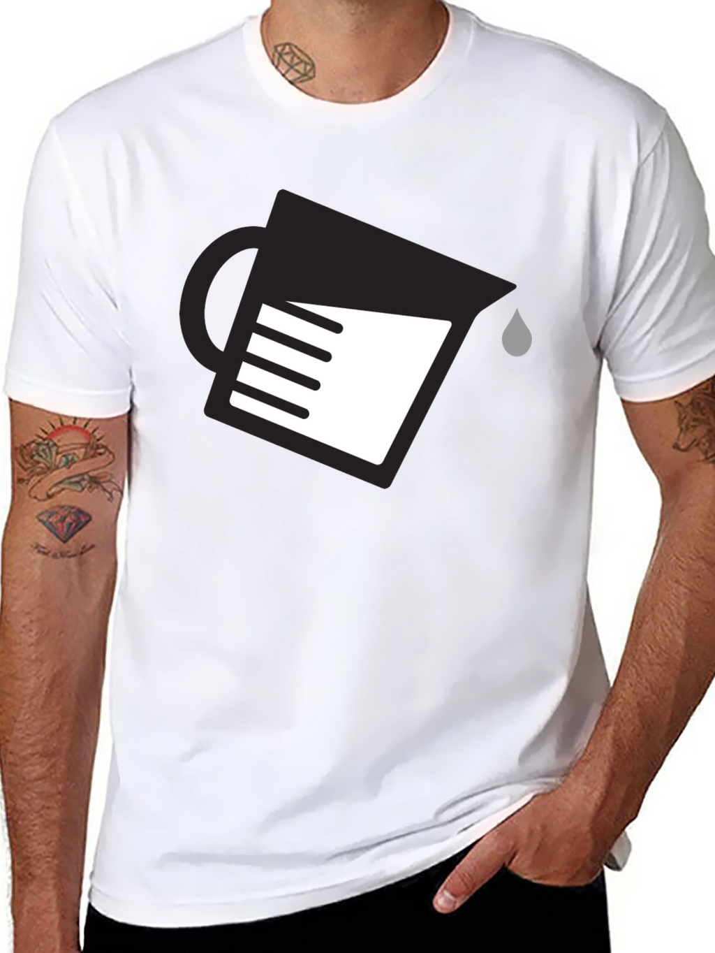 Minimalist Pour Over Coffee T-Shirt