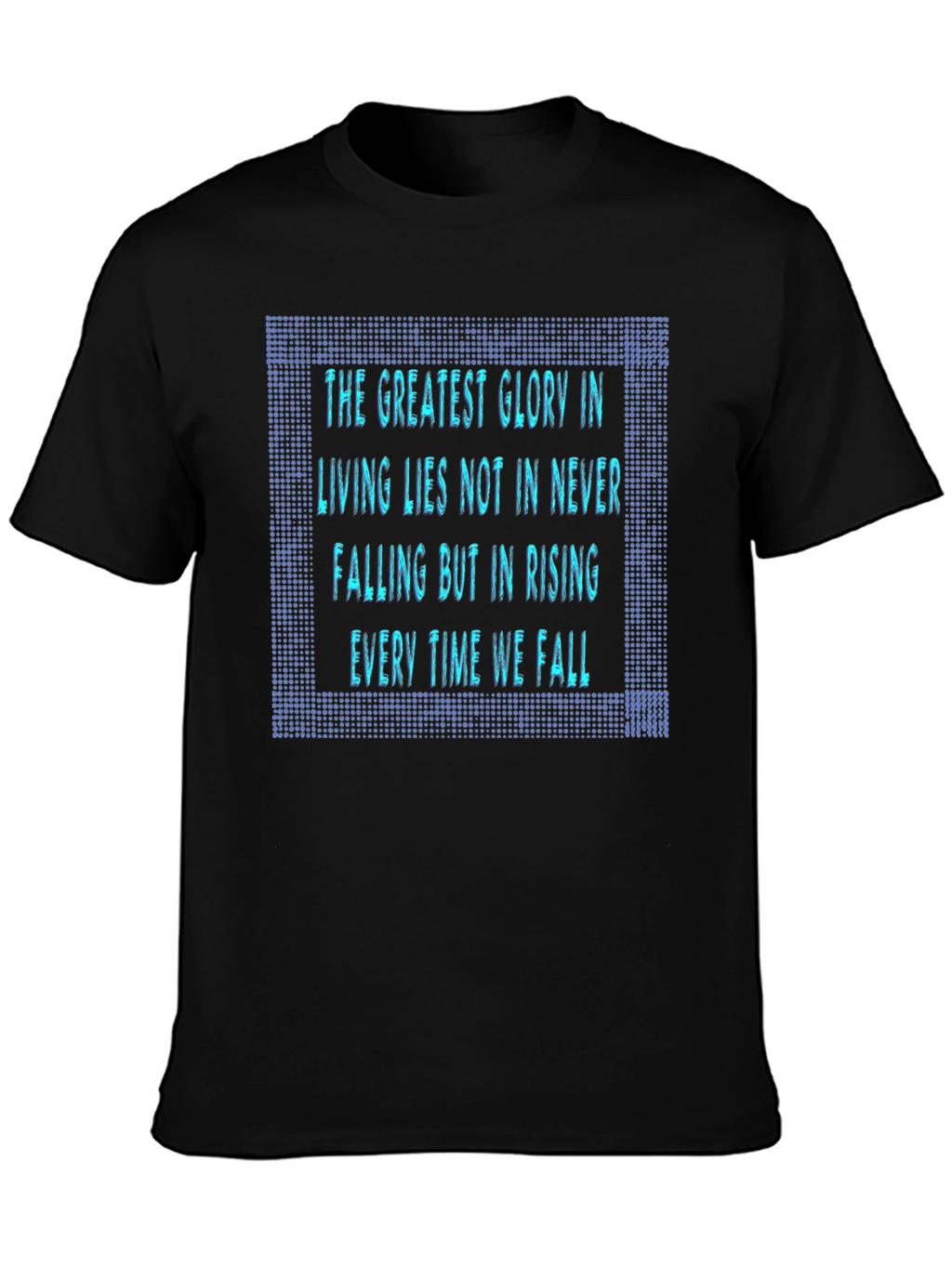 Inspirational Graphic Tee - Rise After Falling