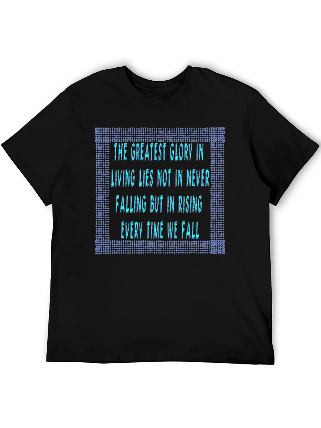 Inspirational Graphic Tee - Rise After Falling