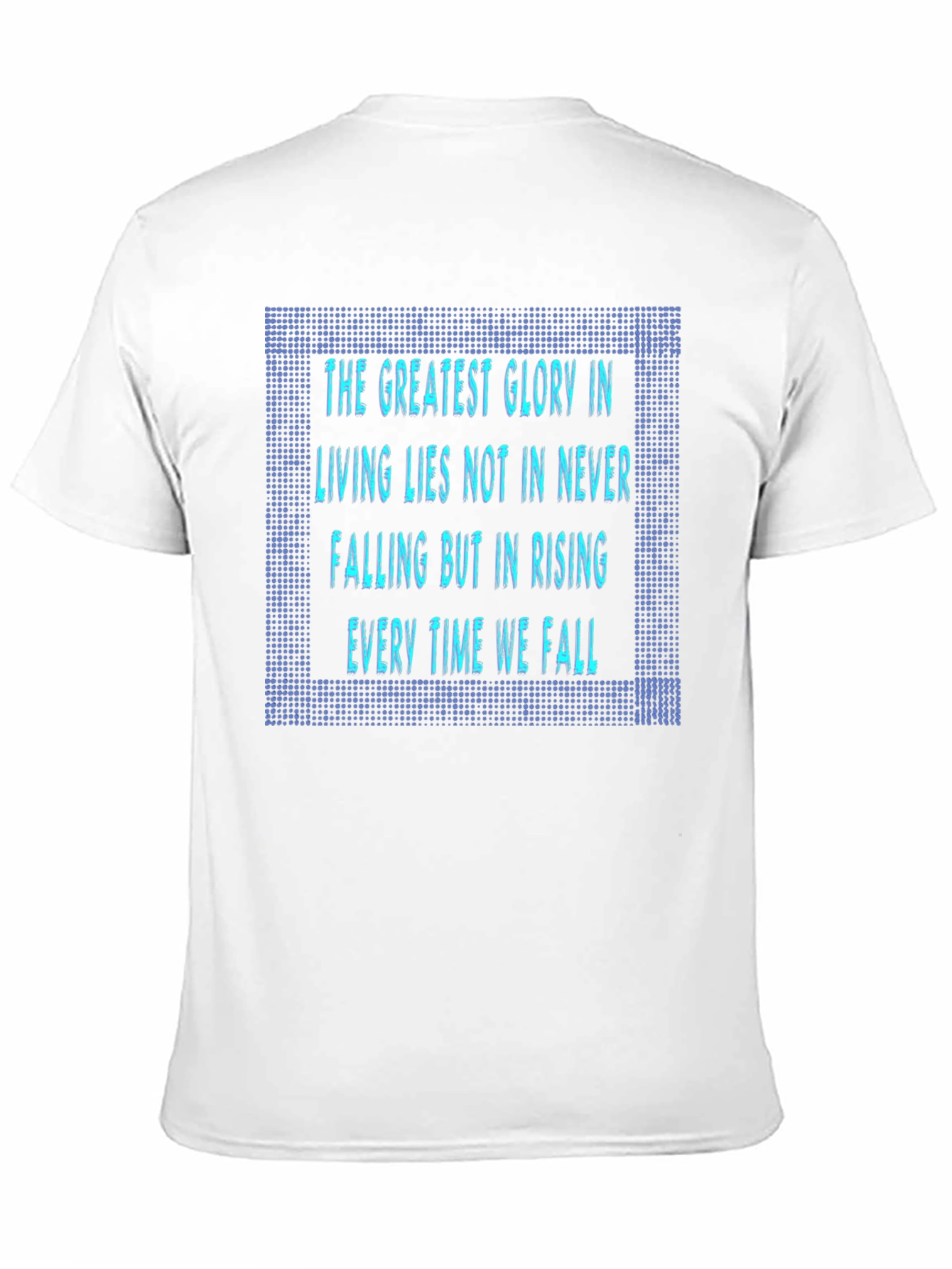 Inspirational Graphic Tee - Rise After Falling