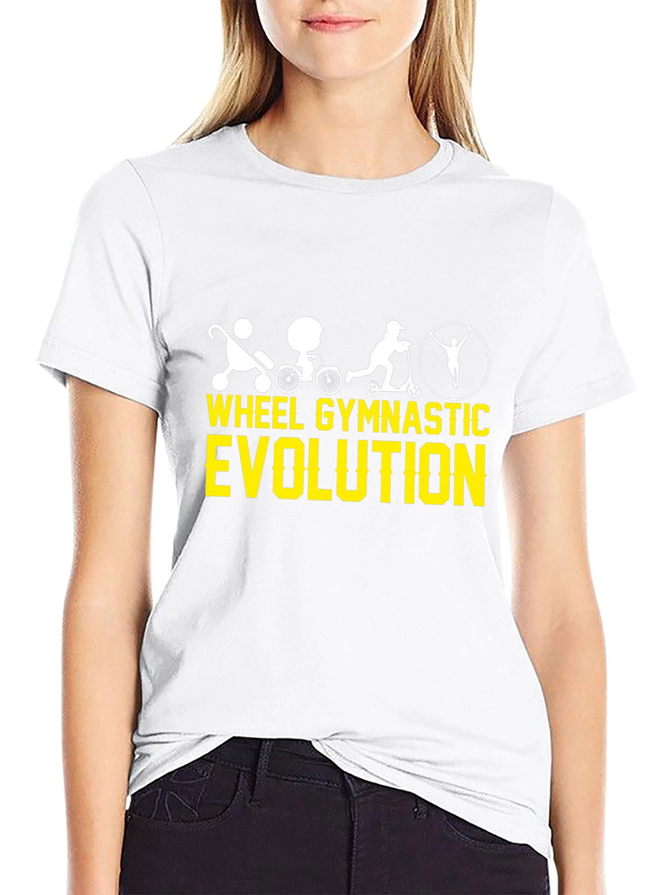 Wheel Gymnastic Evolution Black T-Shirt