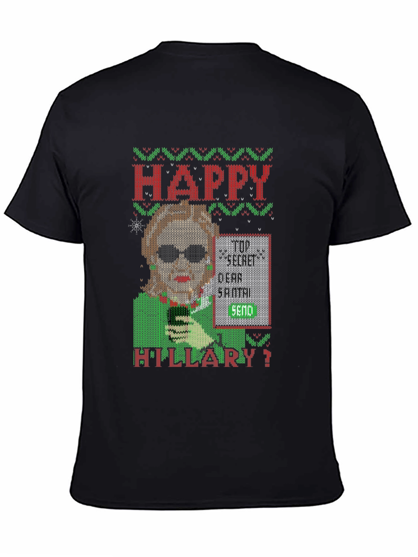 Happy Hillary Funny Christmas Sweater T-Shirt