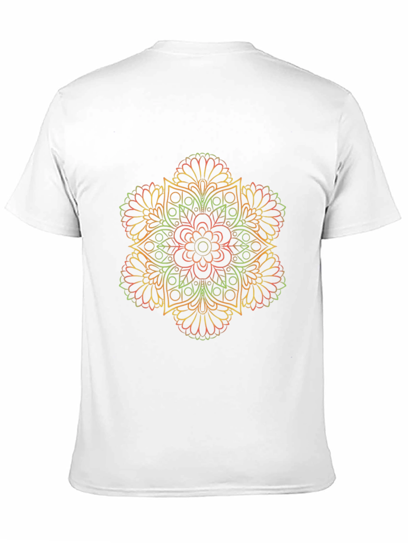 Mandala Graphic Print Black T-Shirt