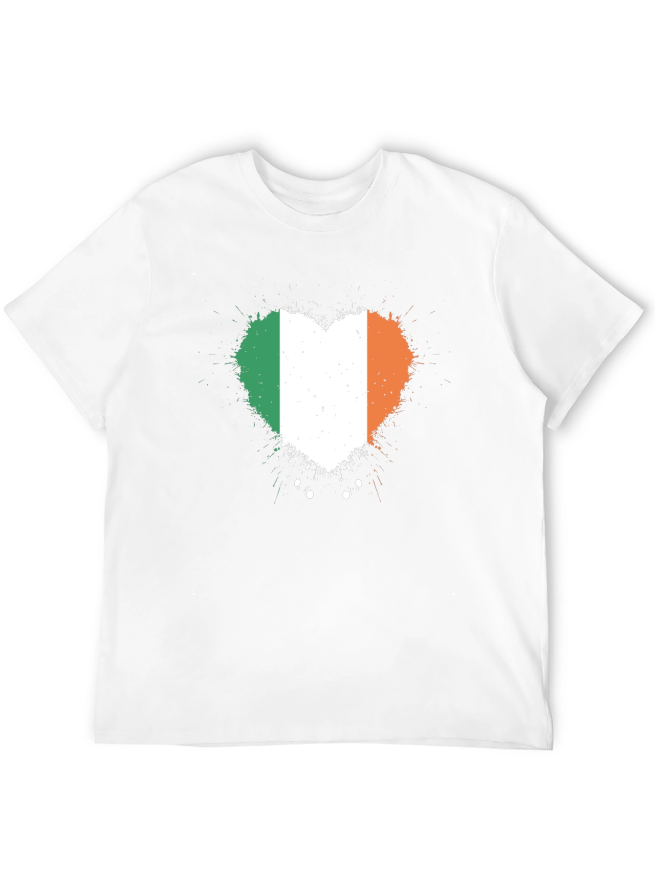 Irish Flag Heart T-Shirt - Show Your Irish Pride!