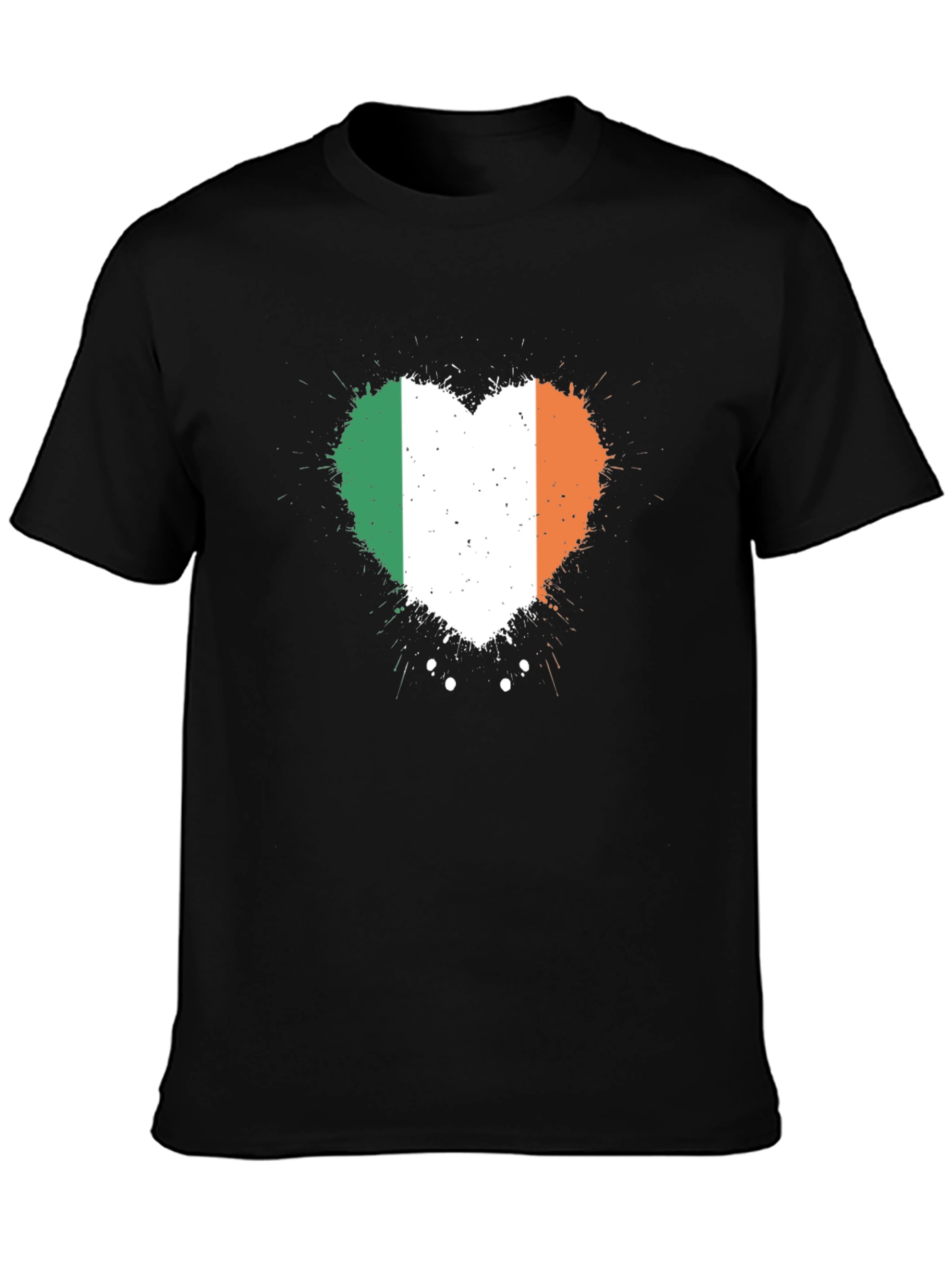 Irish Flag Heart T-Shirt - Show Your Irish Pride!