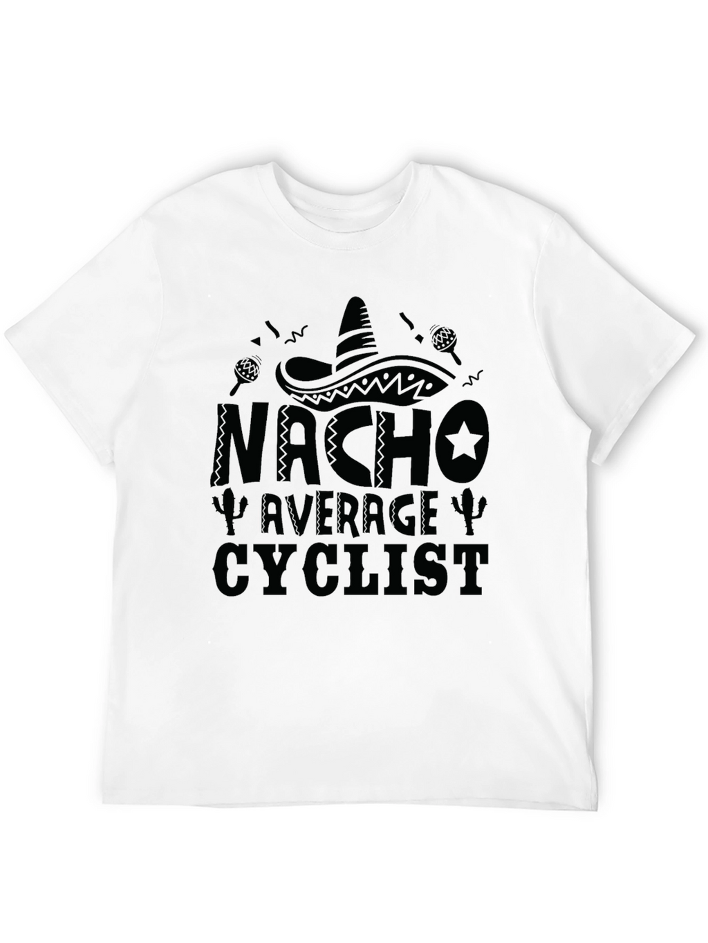 Nacho Average Cyclist Graphic T-Shirt