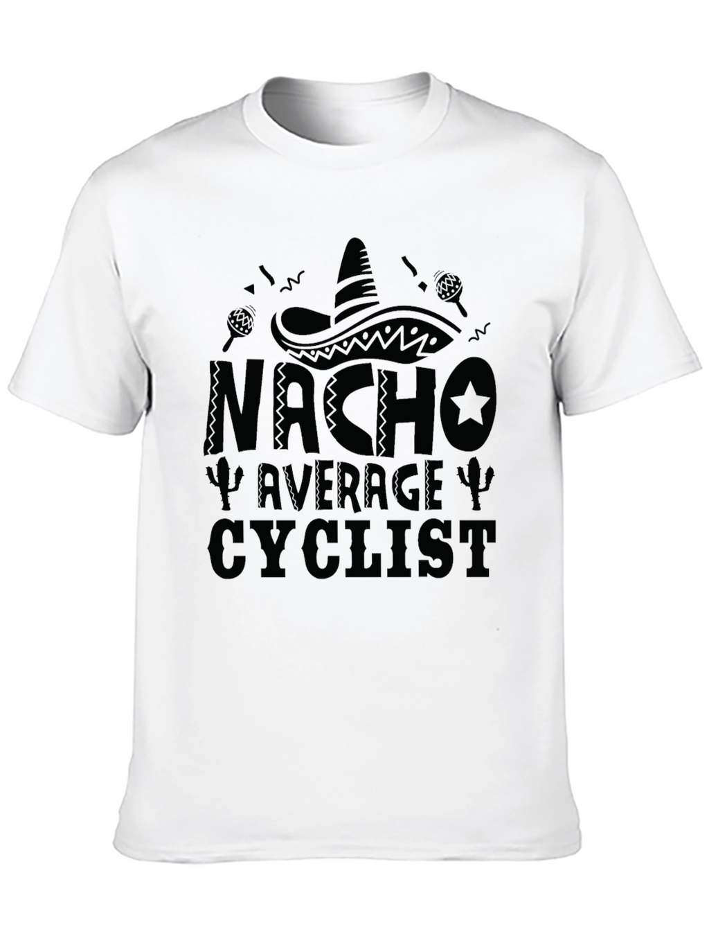 Nacho Average Cyclist Graphic T-Shirt