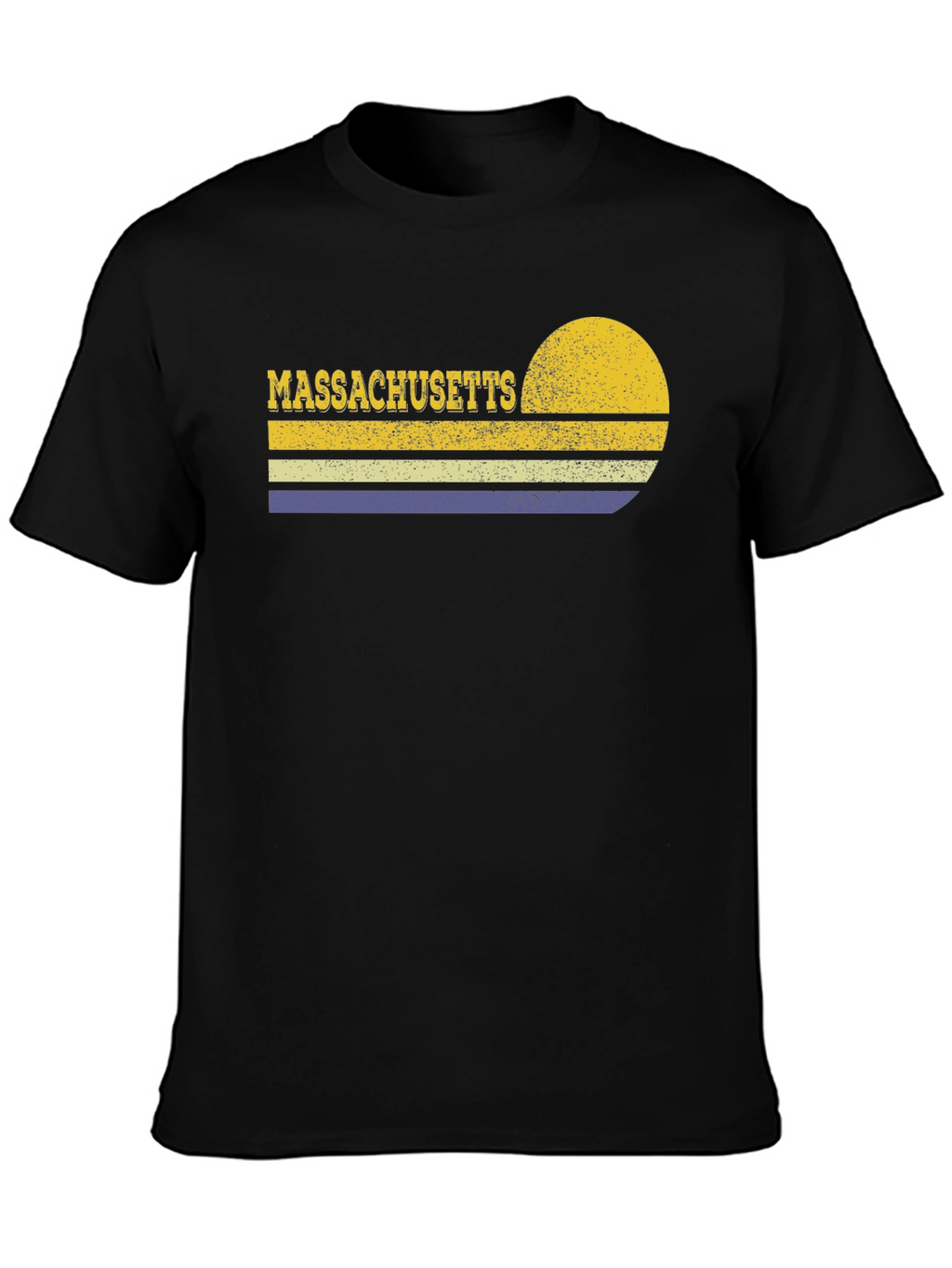 Retro Massachusetts Graphic T-Shirt