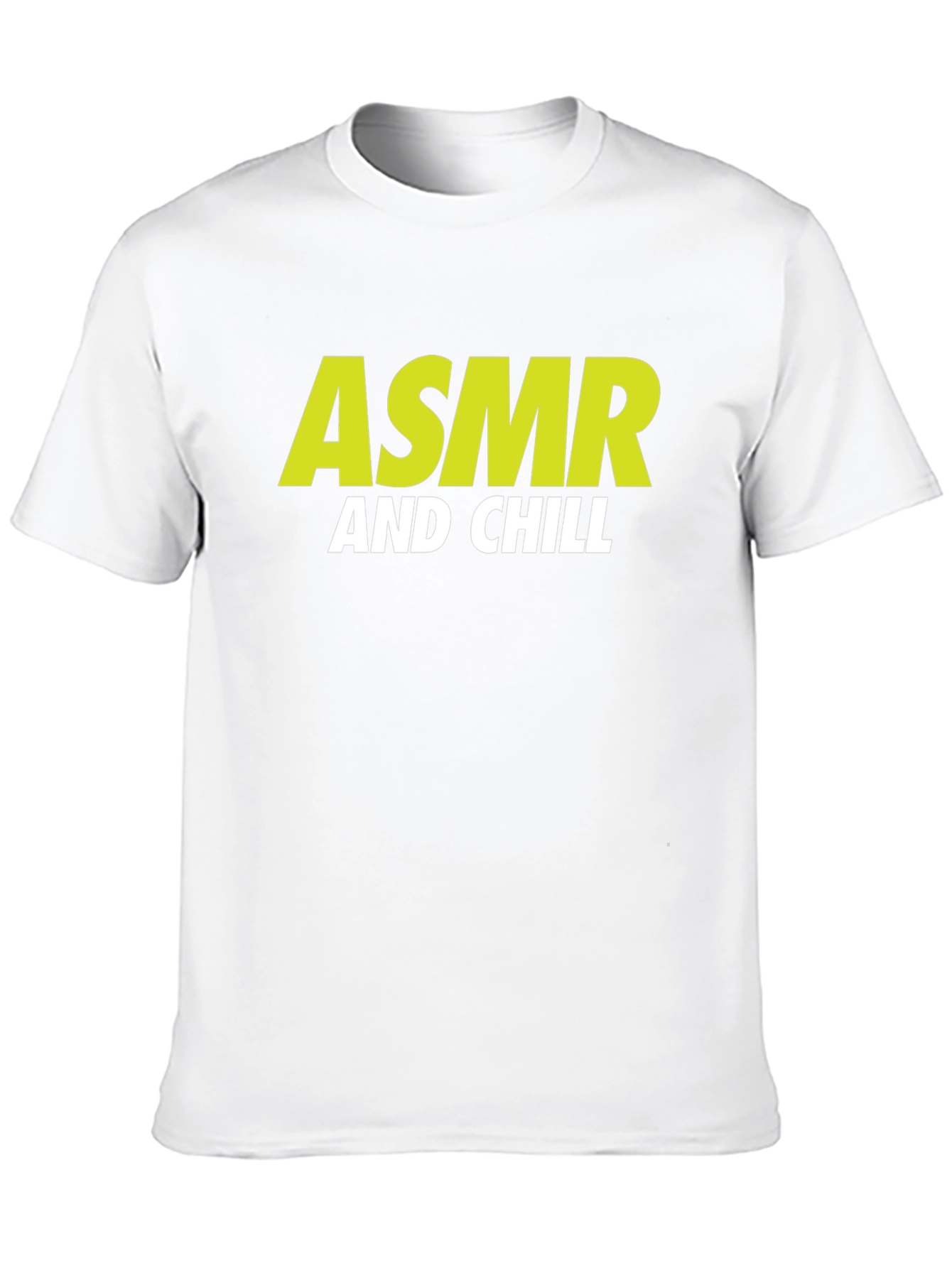 ASMR and Chill Graphic Tee - Relaxing Vibe