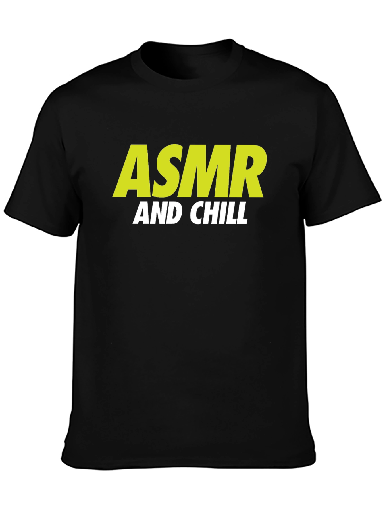 ASMR and Chill Graphic Tee - Relaxing Vibe