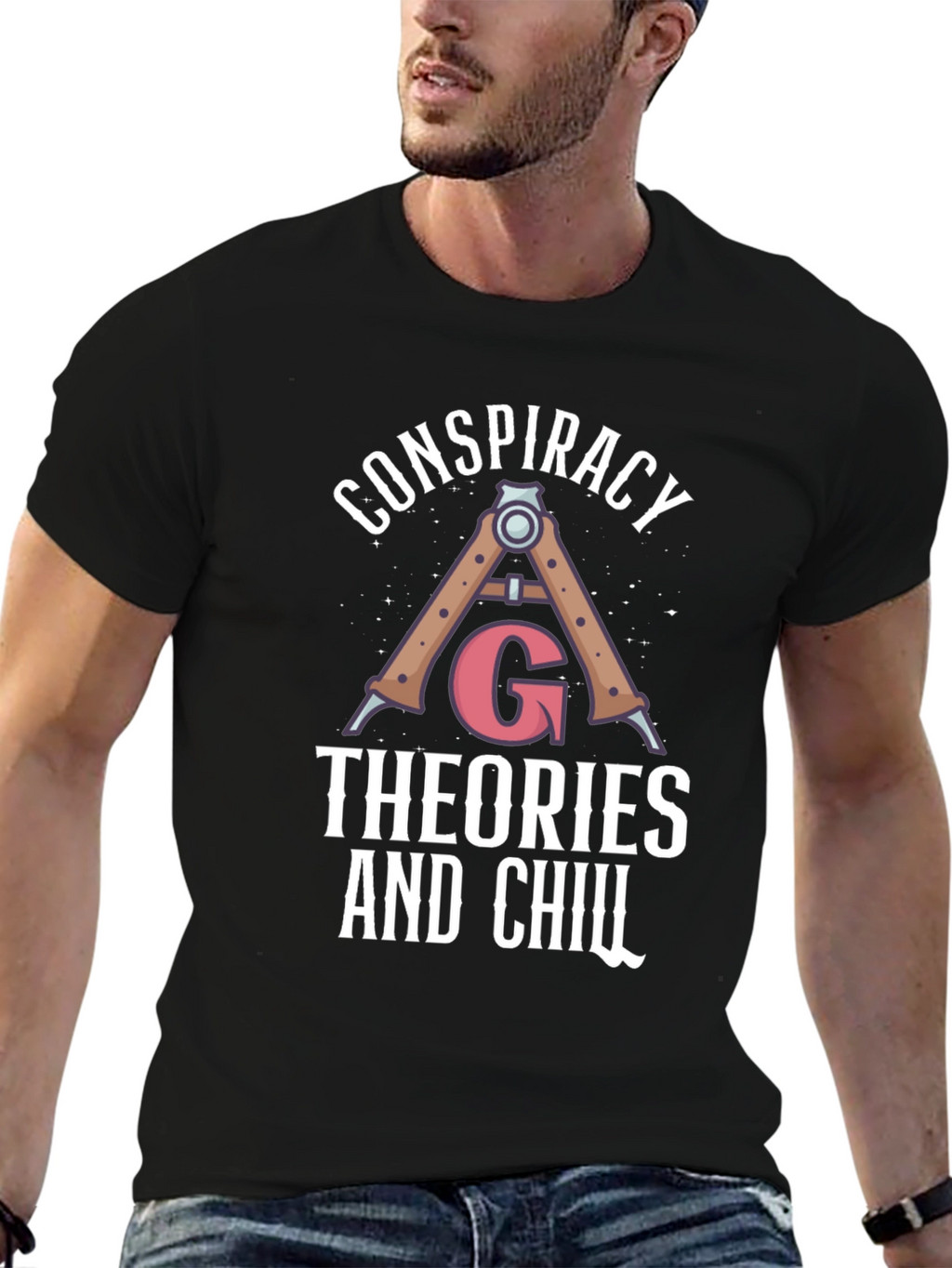 Conspiracy Theories and Chill Black T-Shirt