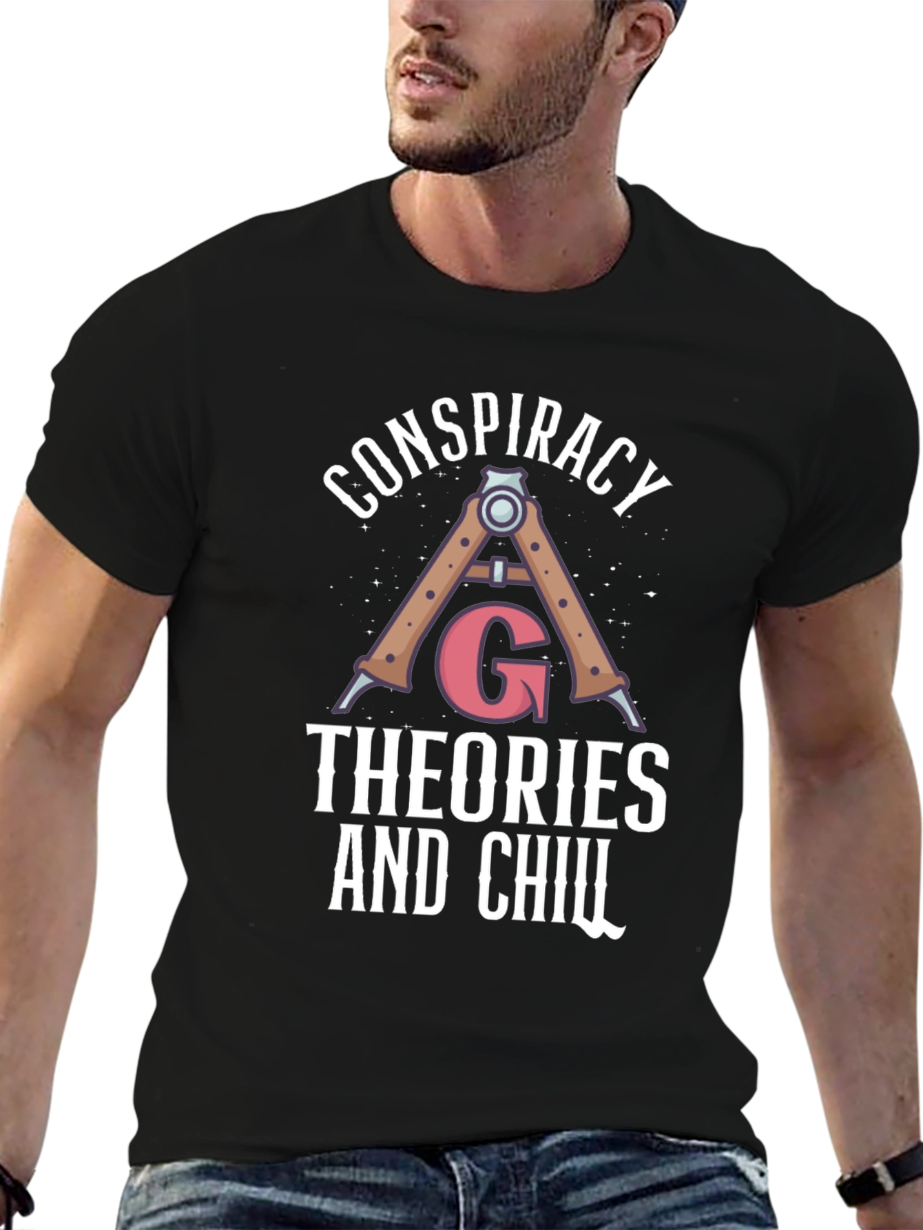Conspiracy Theories and Chill Black T-Shirt