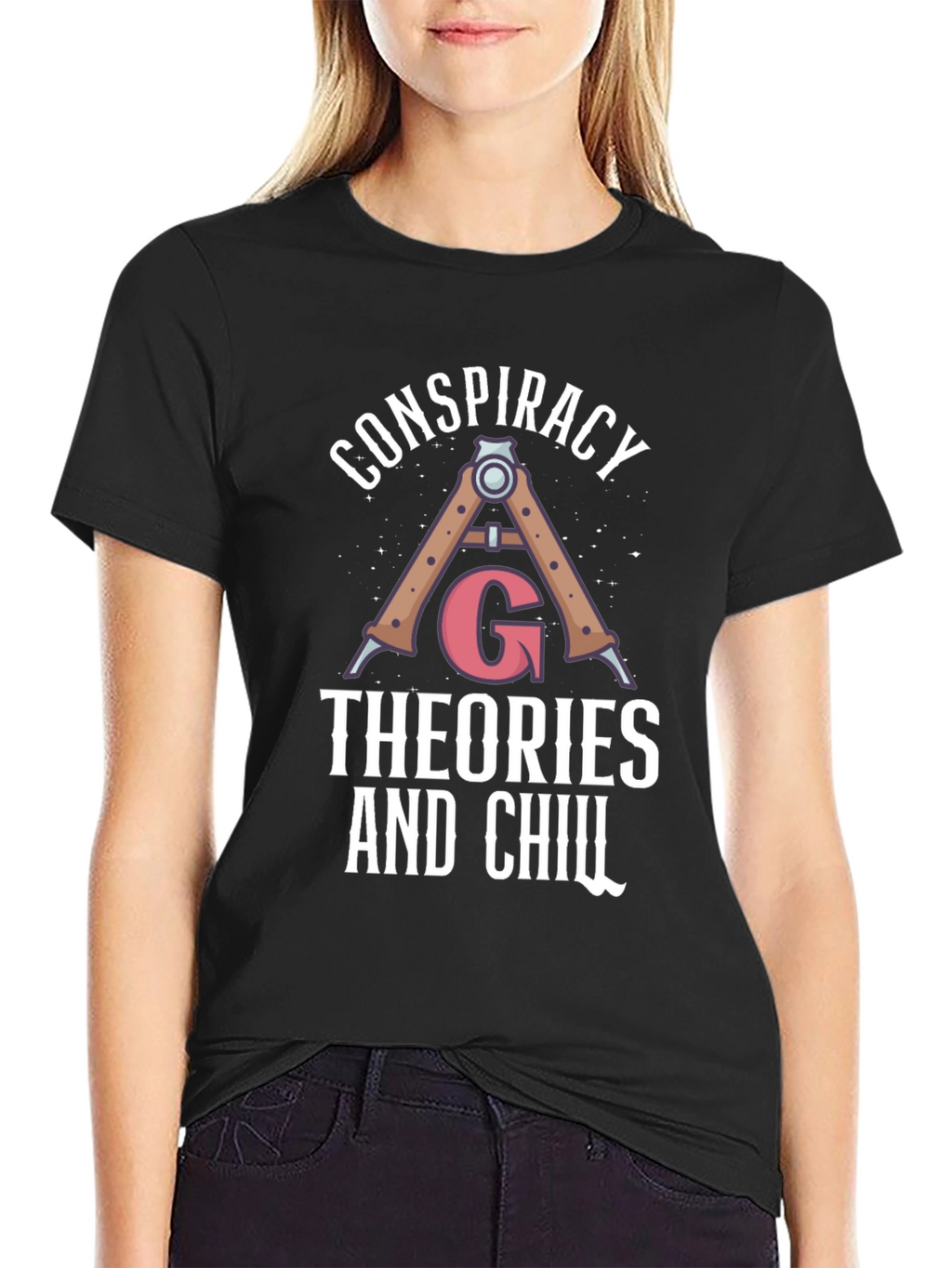 Conspiracy Theories and Chill Black T-Shirt
