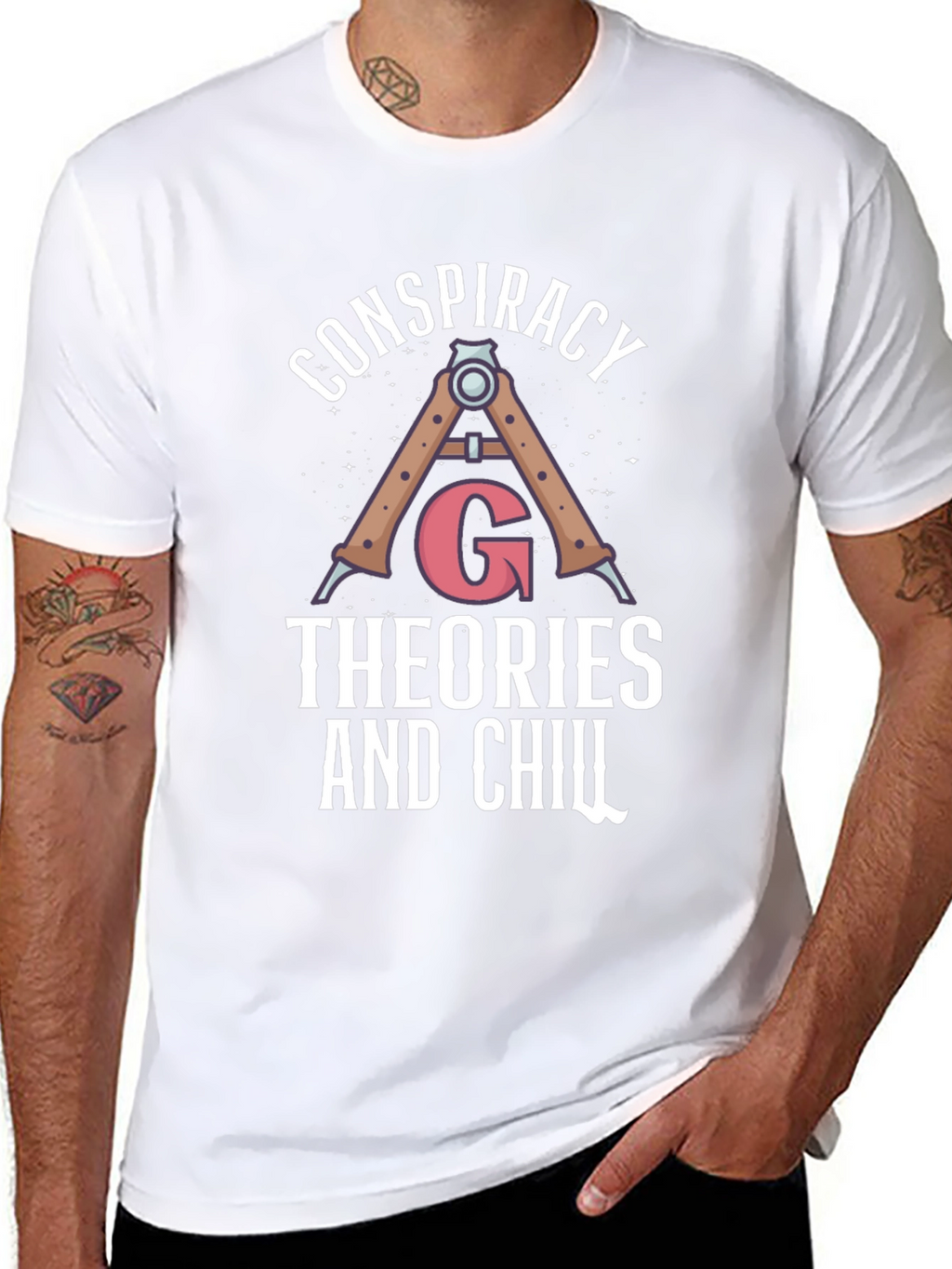 Conspiracy Theories and Chill Black T-Shirt