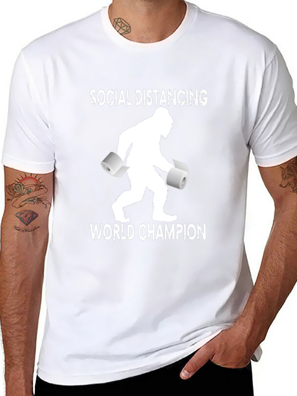 Social Distancing World Champion Graphic Tee