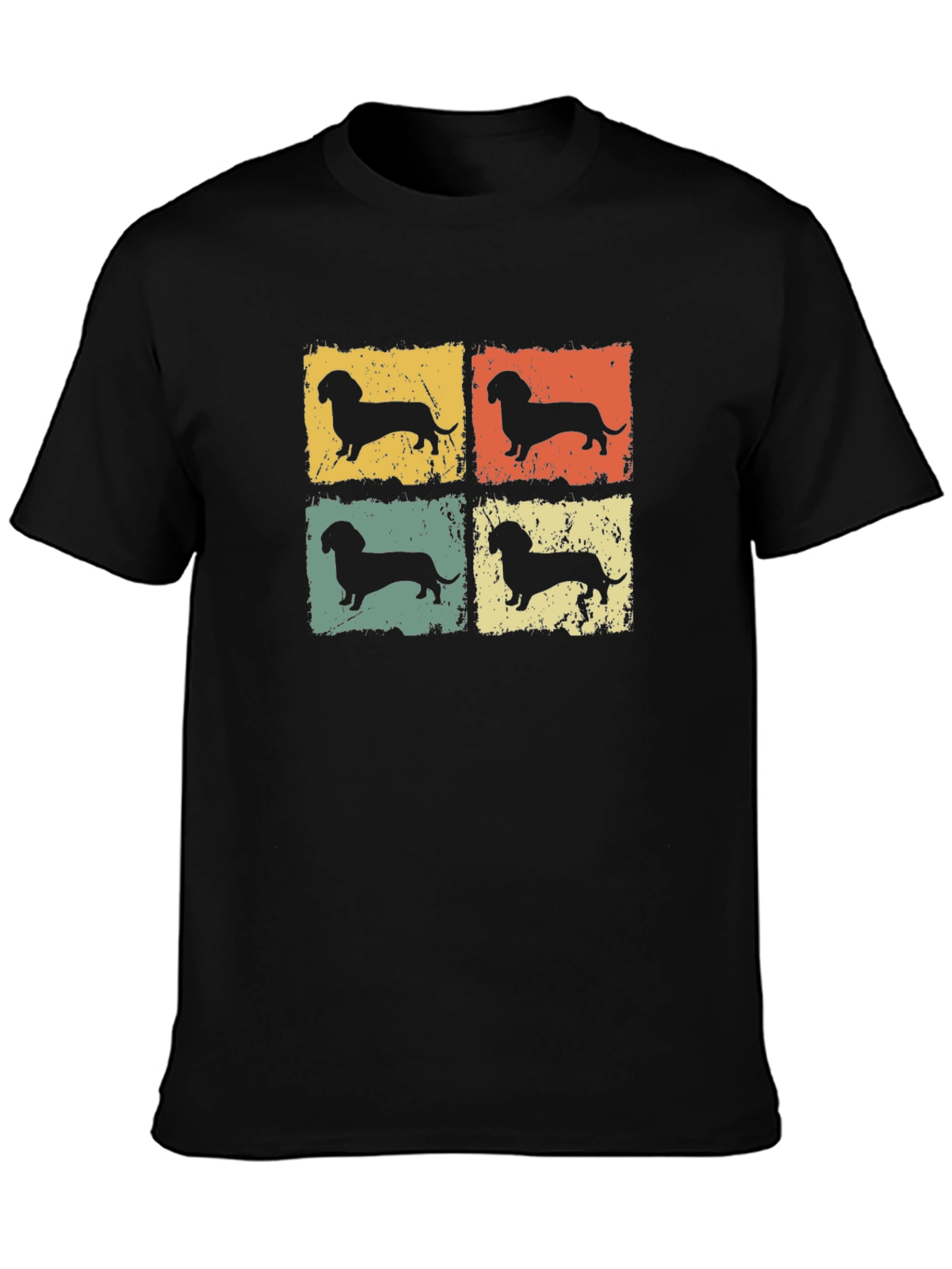 Retro Dachshund Dog Graphic T-Shirt