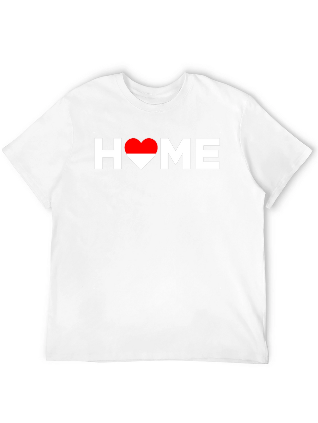 HOME Heart Graphic T-Shirt - Black