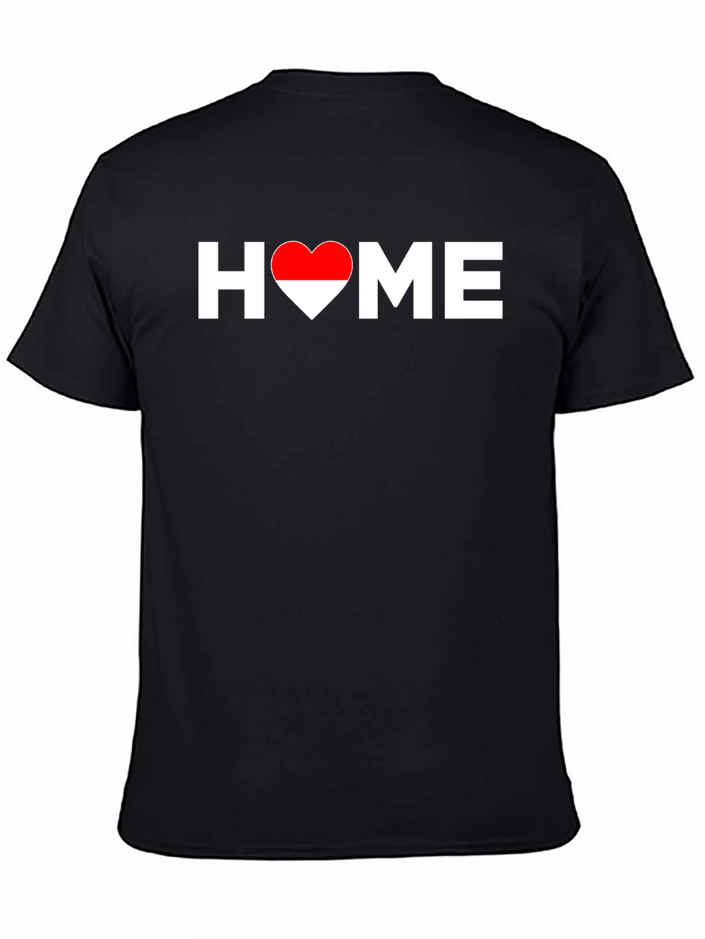 HOME Heart Graphic T-Shirt - Black