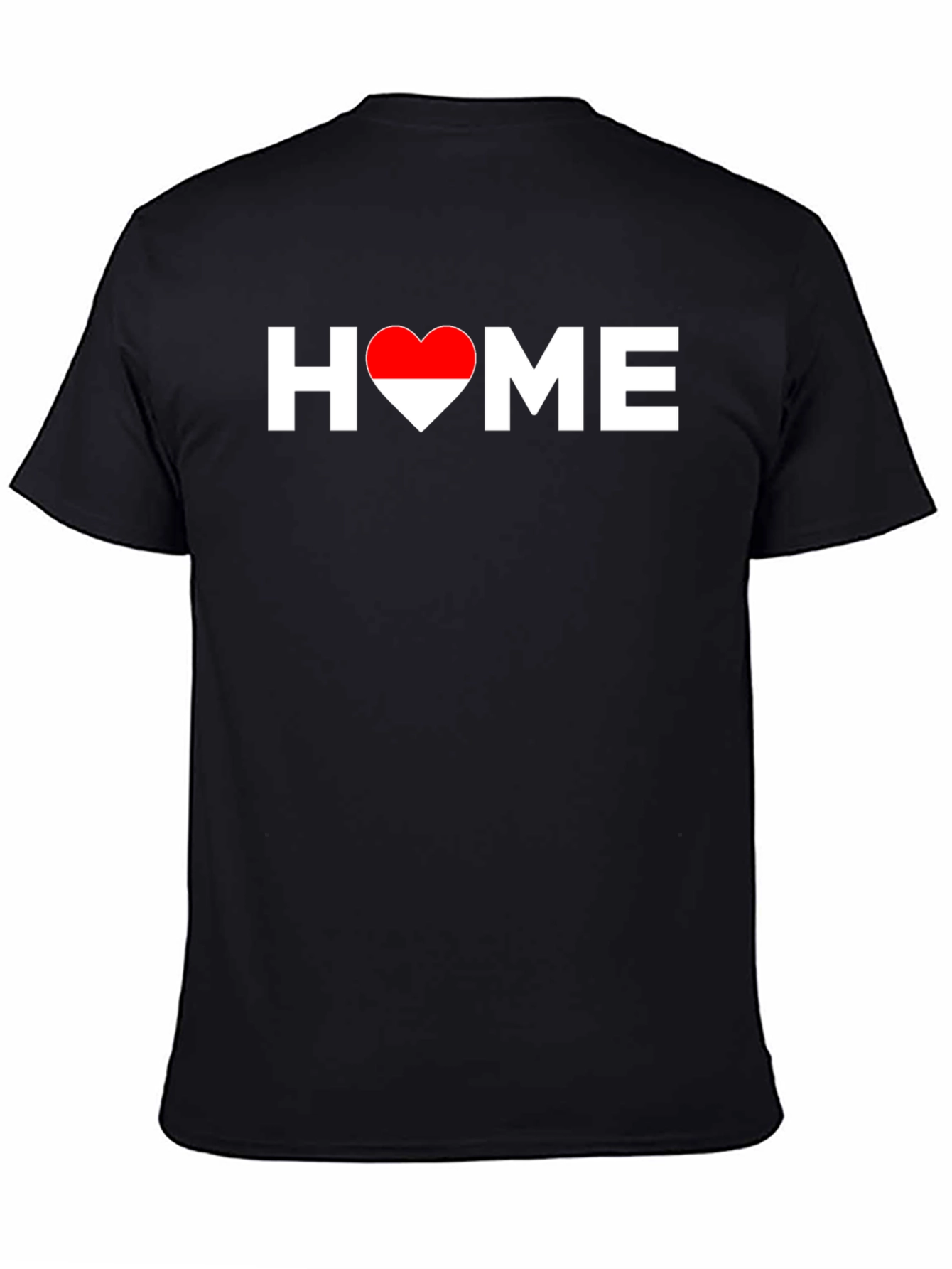 HOME Heart Graphic T-Shirt - Black