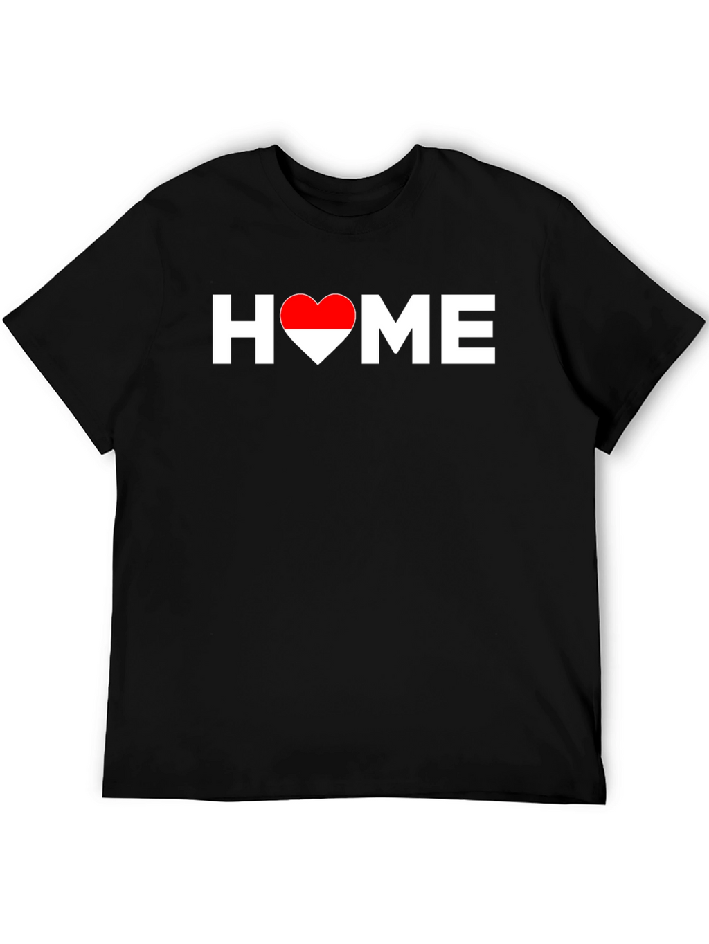 HOME Heart Graphic T-Shirt - Black