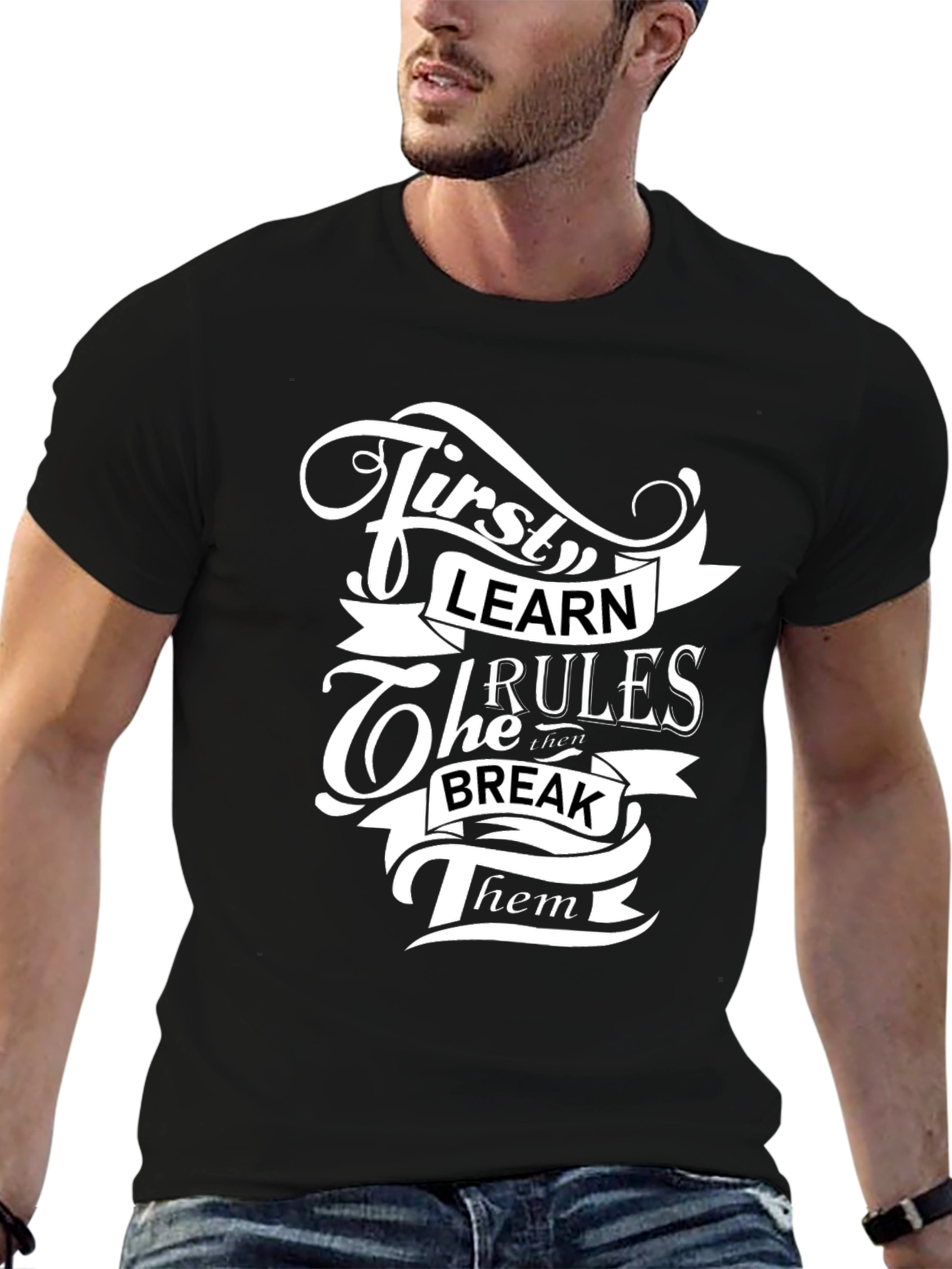 First Learn the Rules Graphic T-Shirt