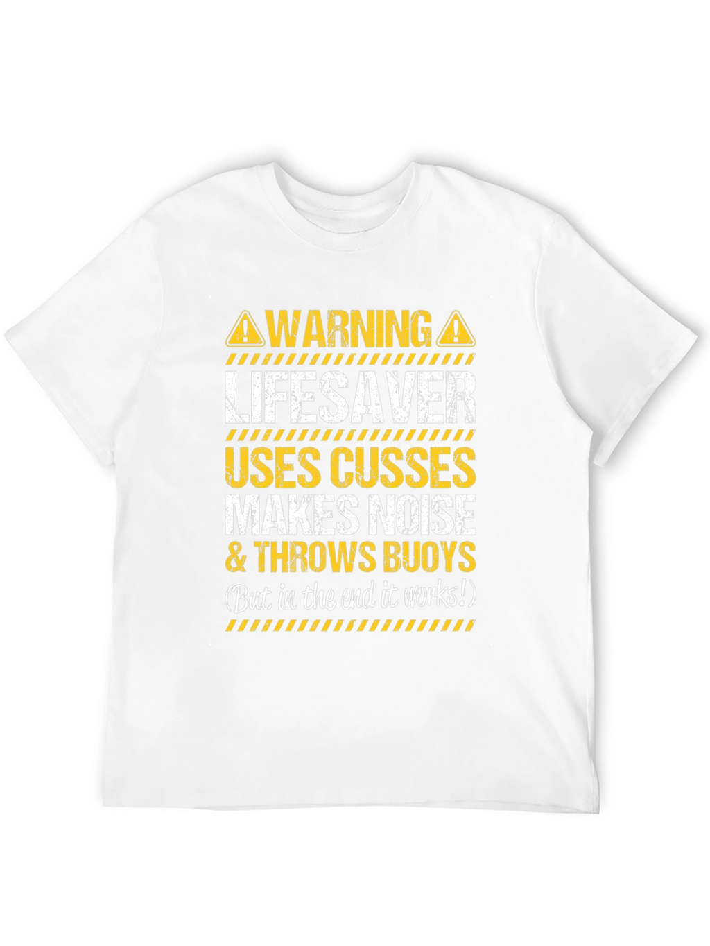 Warning Lifesaver T-Shirt - Funny Rescue Tee