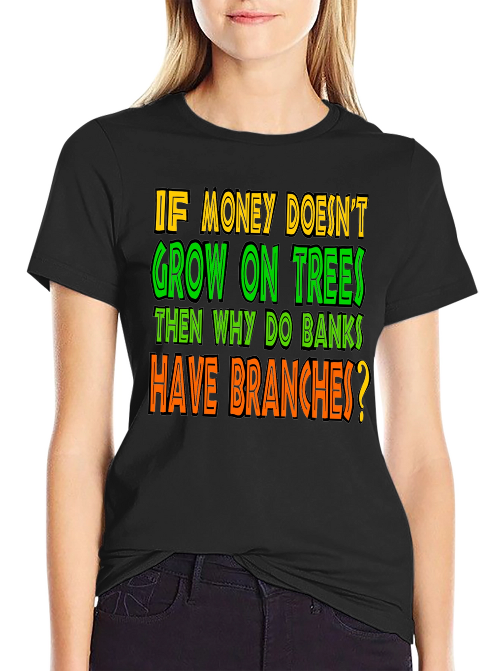 Funny Money on Trees Graphic T-Shirt