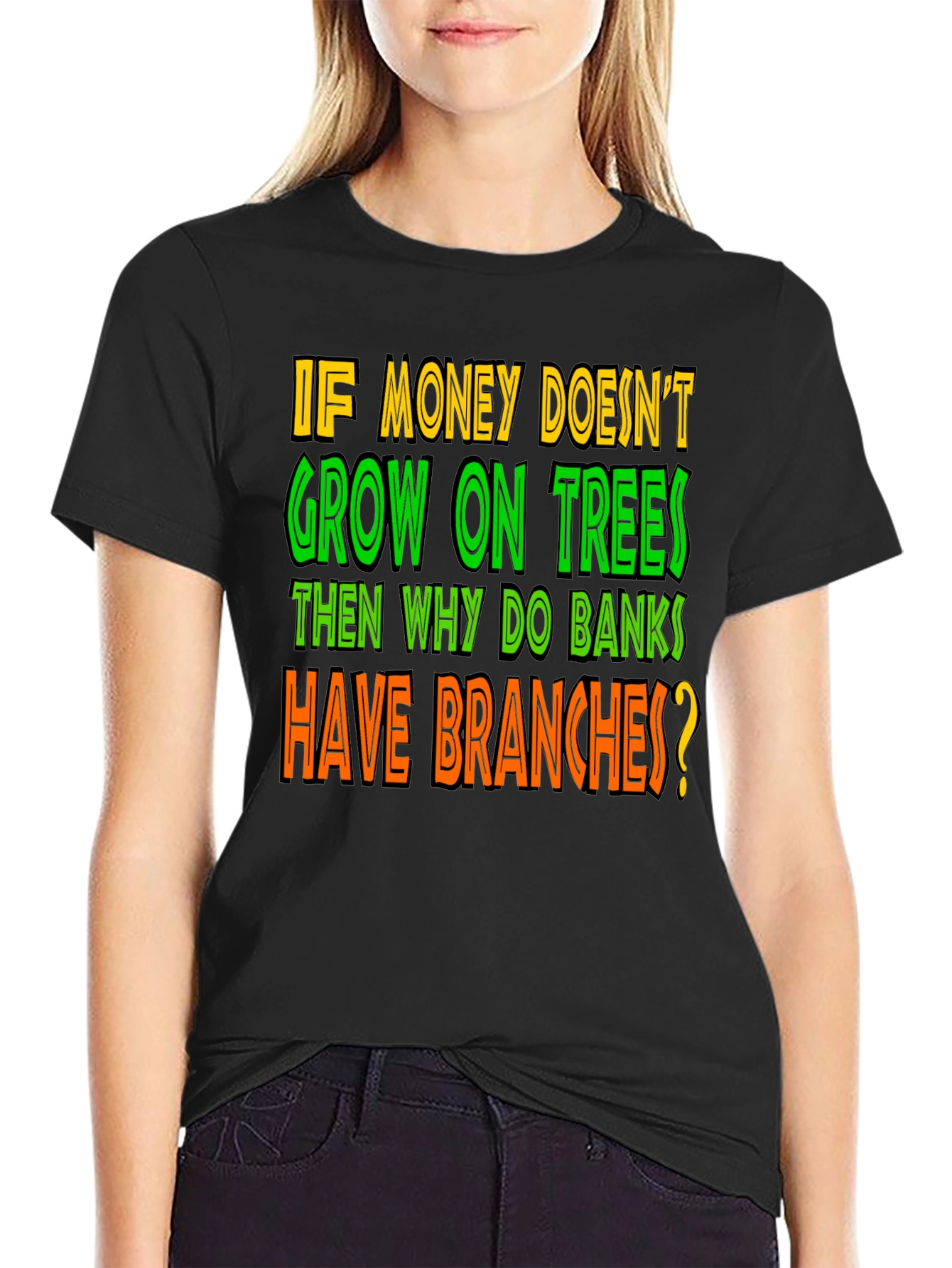 Funny Money on Trees Graphic T-Shirt