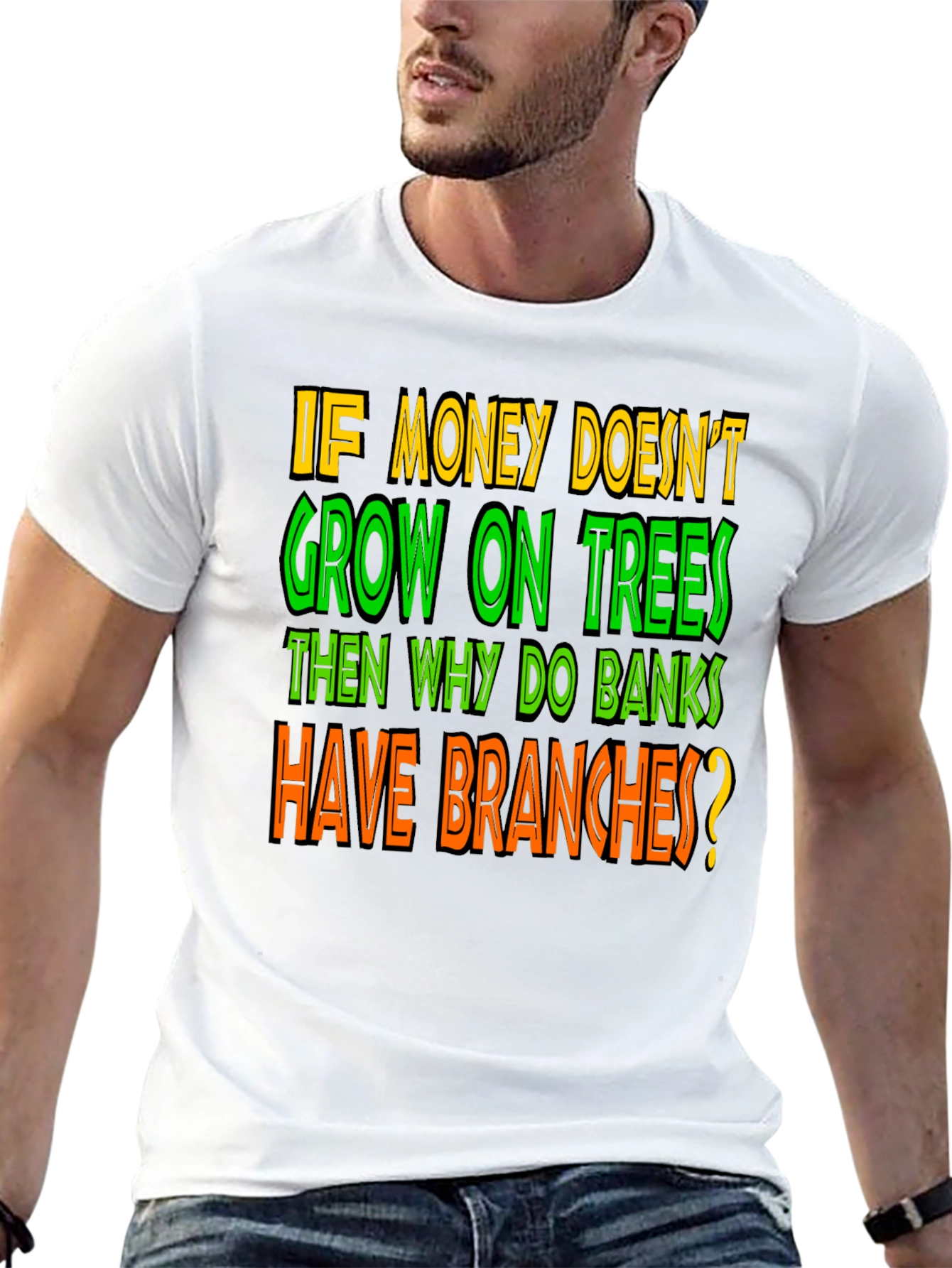 Funny Money on Trees Graphic T-Shirt