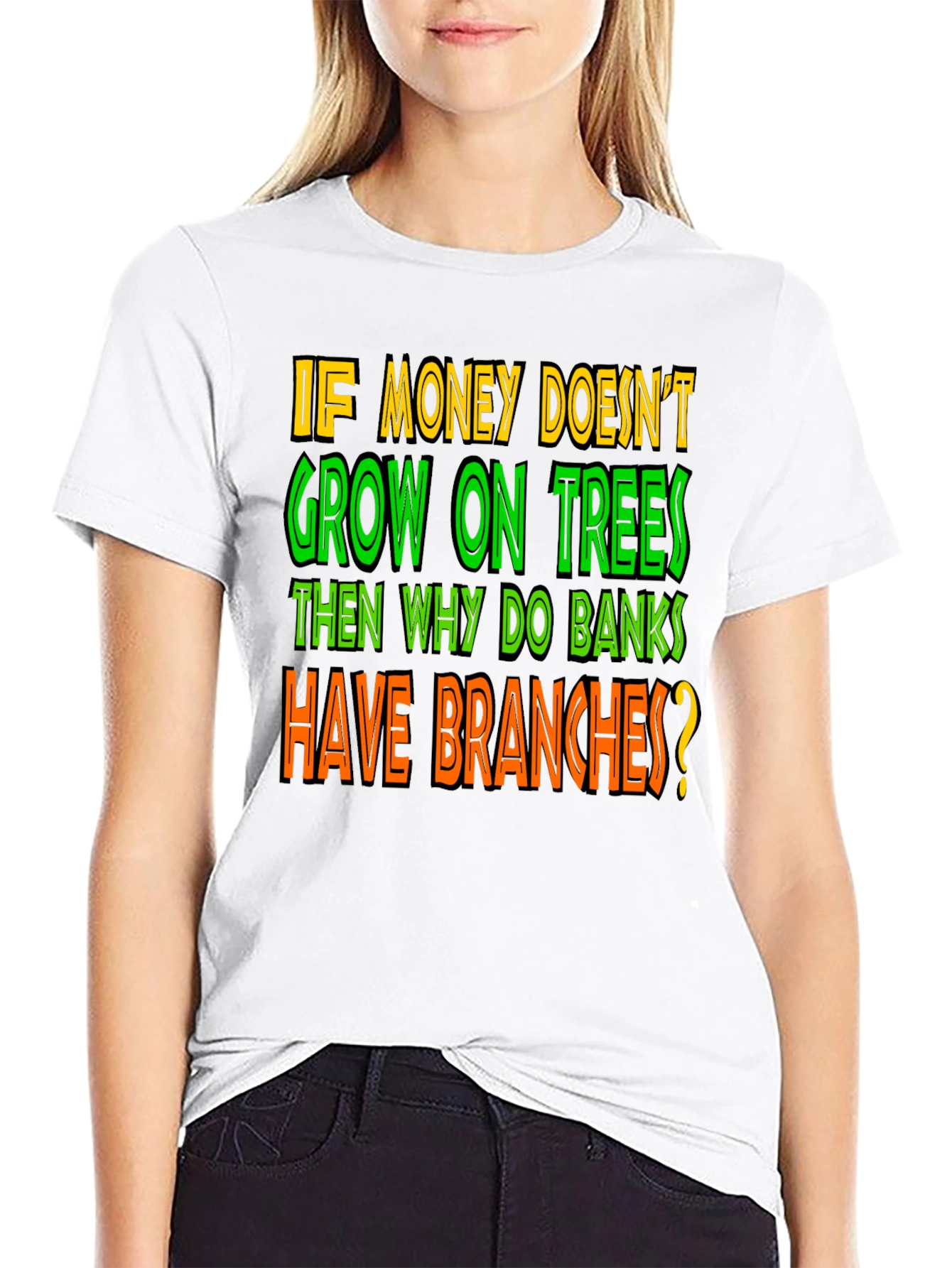 Funny Money on Trees Graphic T-Shirt