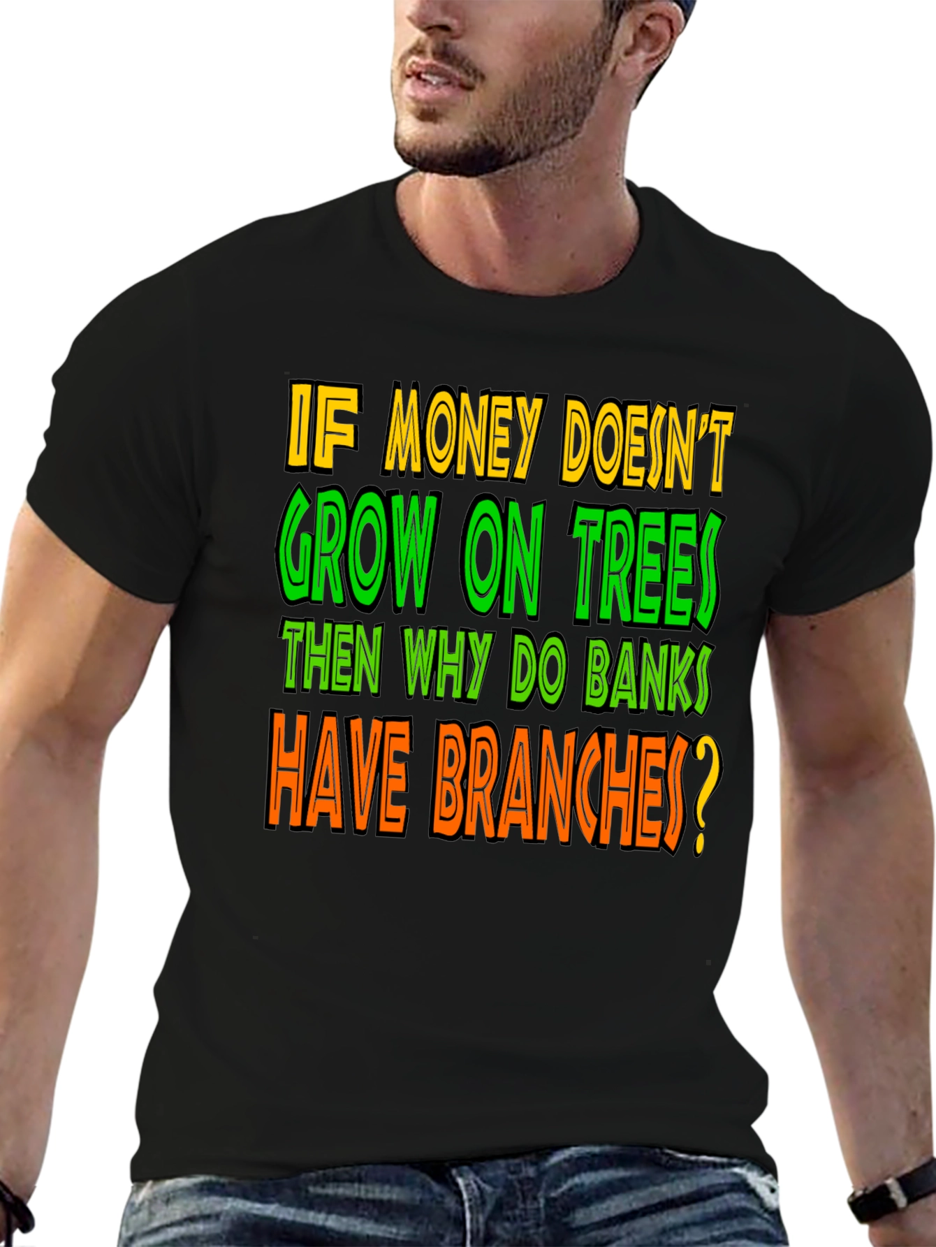 Funny Money on Trees Graphic T-Shirt