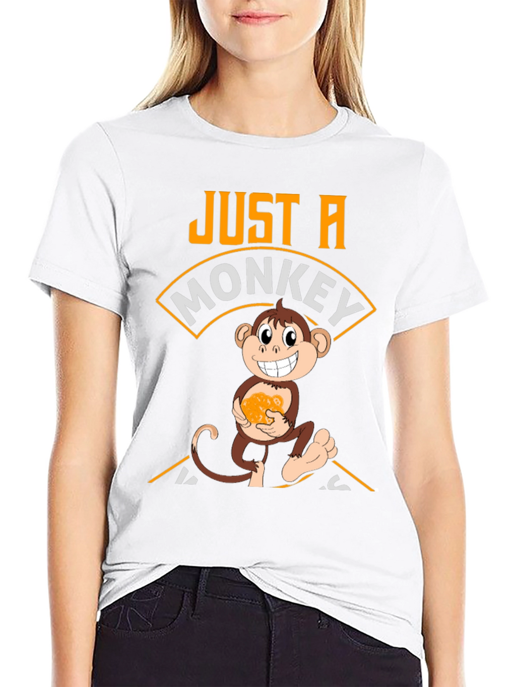 Just A Monkey Who Loves Nanners T-Shirt