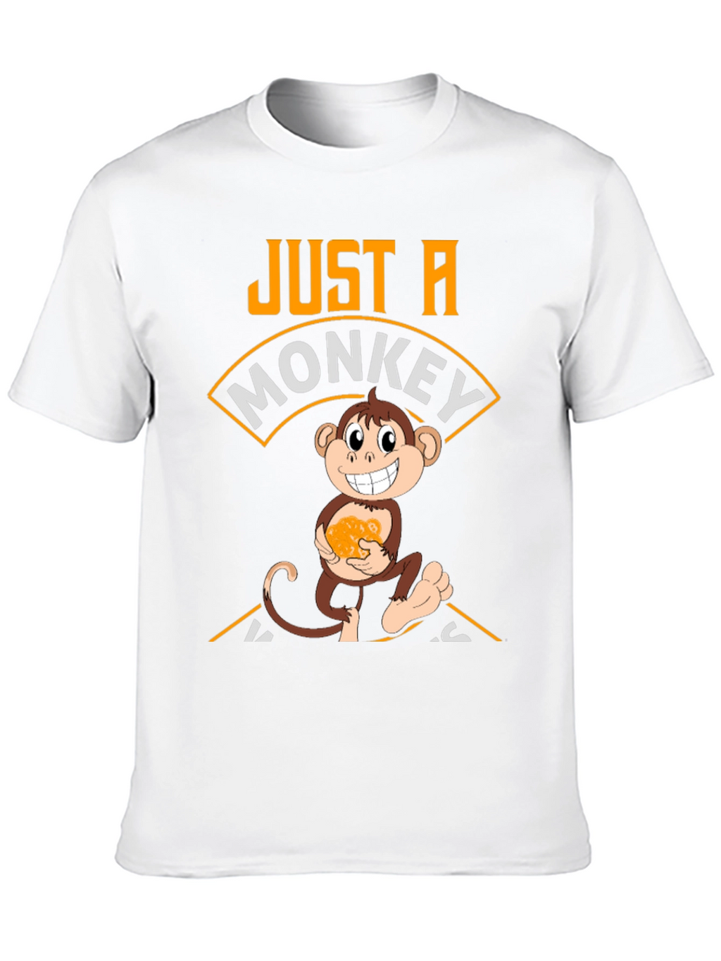 Just A Monkey Who Loves Nanners T-Shirt