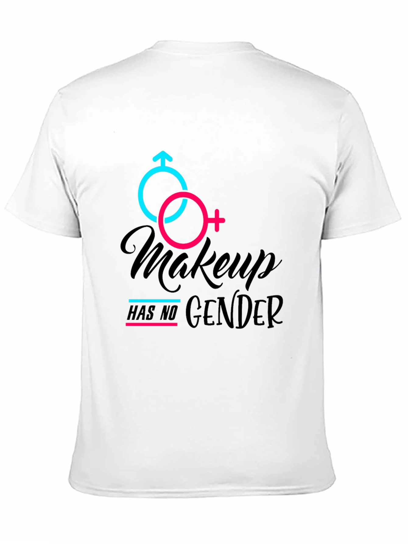 Makeup Has No Gender Black Tee