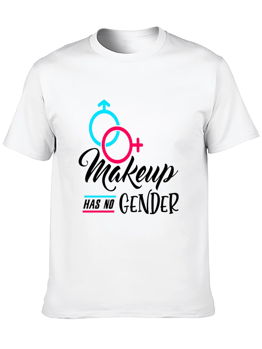 Makeup Has No Gender Black Tee