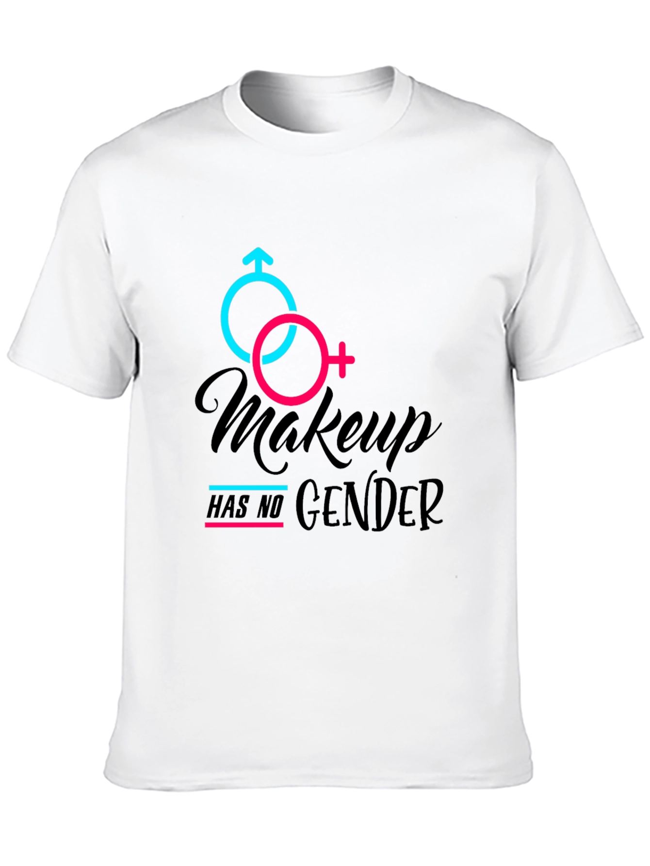 Makeup Has No Gender Black Tee