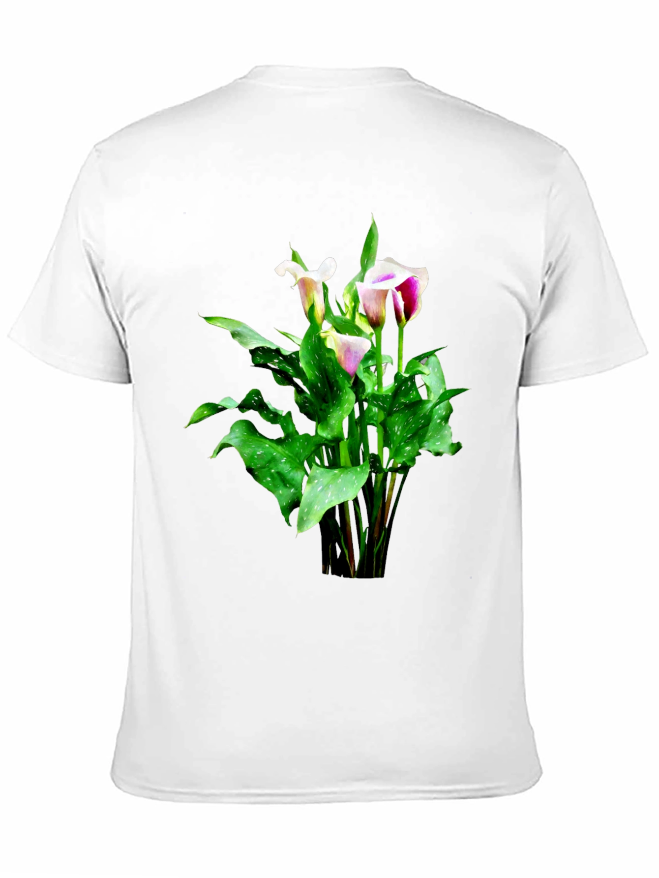Floral Graphic Tee - Calla Lily Design