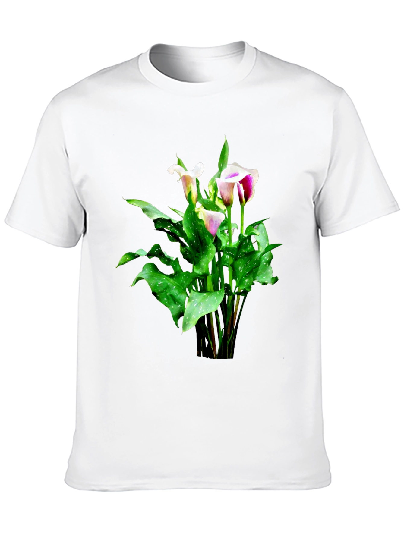 Floral Graphic Tee - Calla Lily Design
